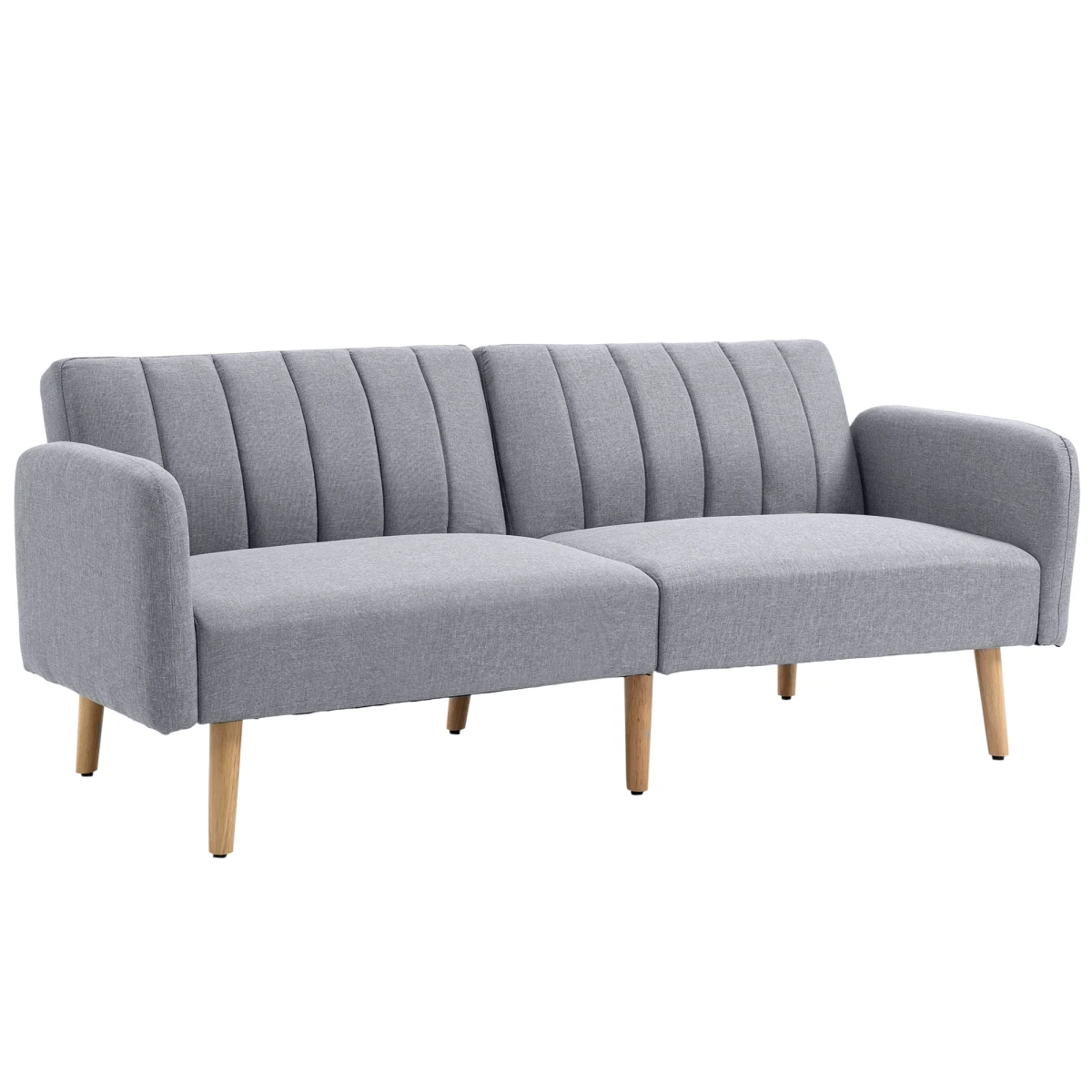 Homcom Two Seater Sofa Bed Adjustable Backrest For Flats by HOMCOM