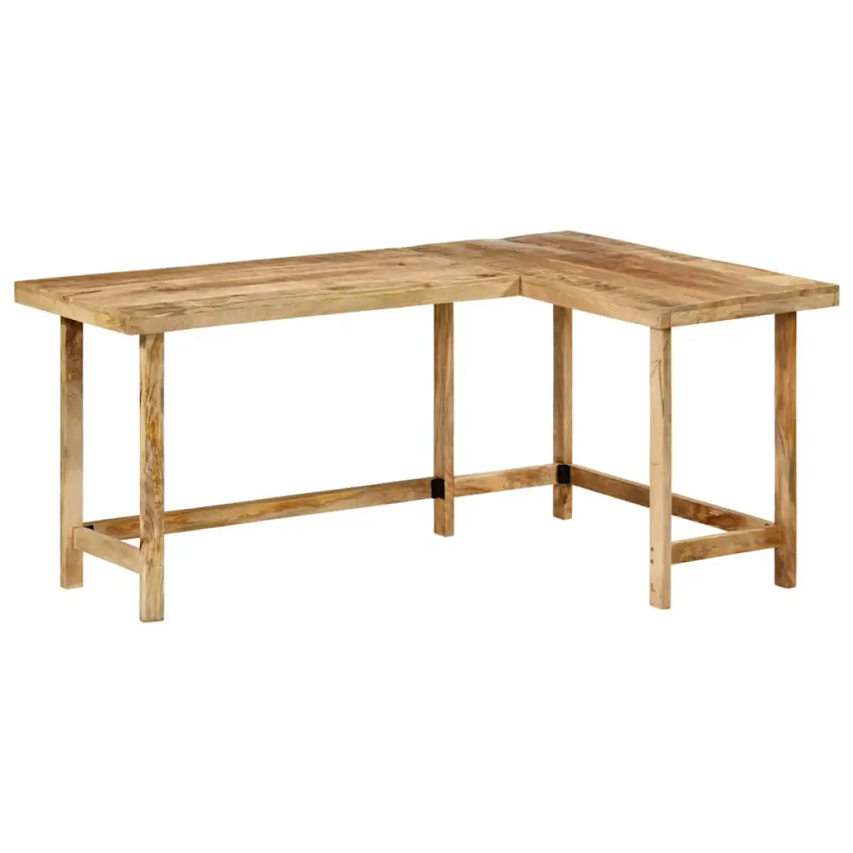 vidaXL vidaXL Desk 165x110x75 cm Solid Wood Mango - Desk