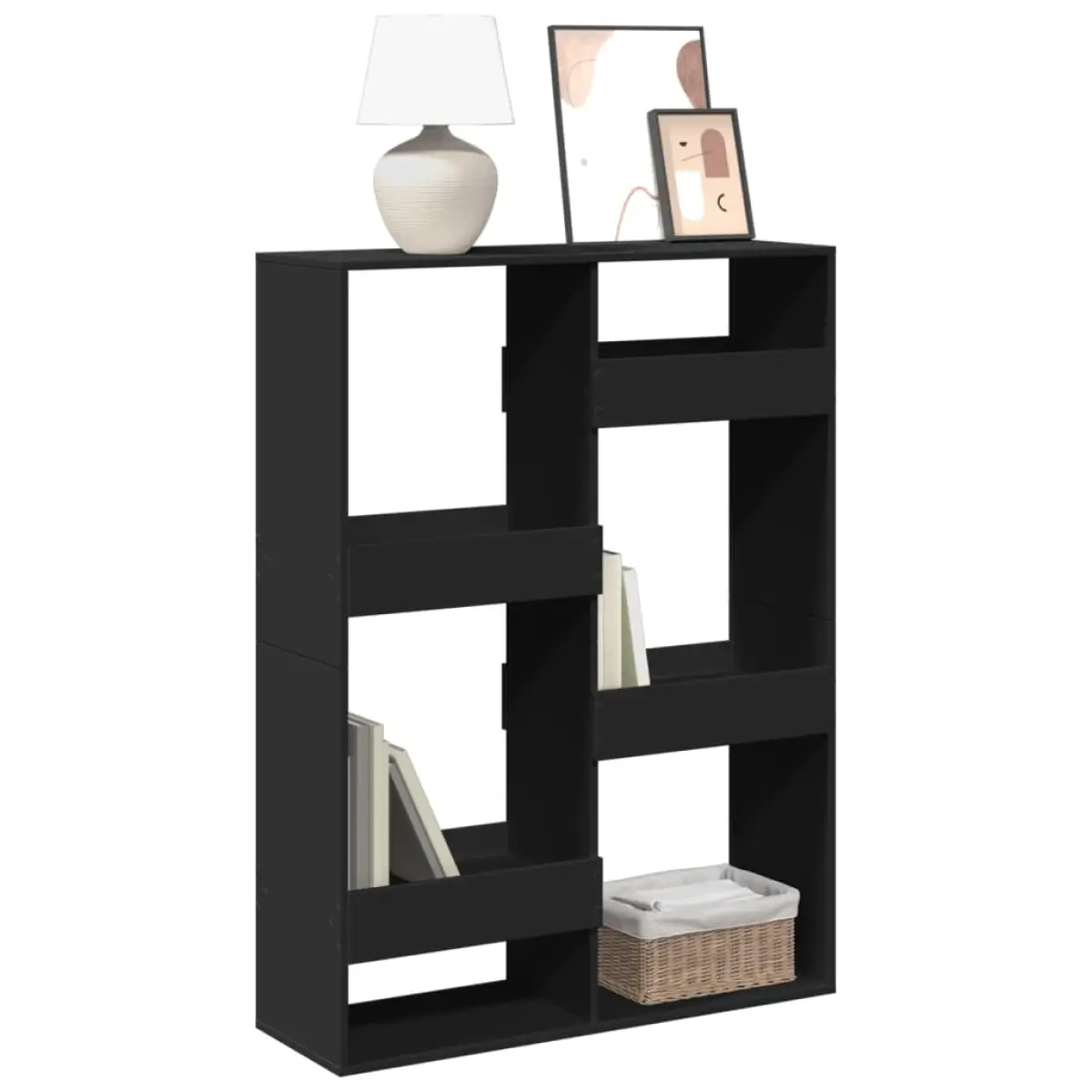vidaXL vidaXL Bookcase Black 100x33x135 cm Engineered Wood - Bookcase