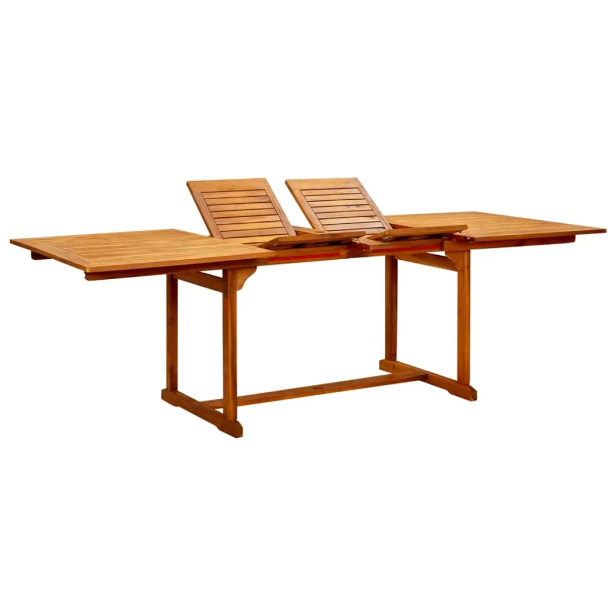 vidaXL vidaXL Garden Dining Table (160-240)x100x75 cm Solid Acacia Wood - Garden Table