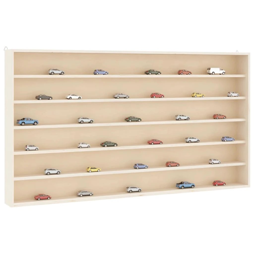 vidaXL Wall Display Cabinet with 6 Shelves 40x8.5x55 cm by vidaXL