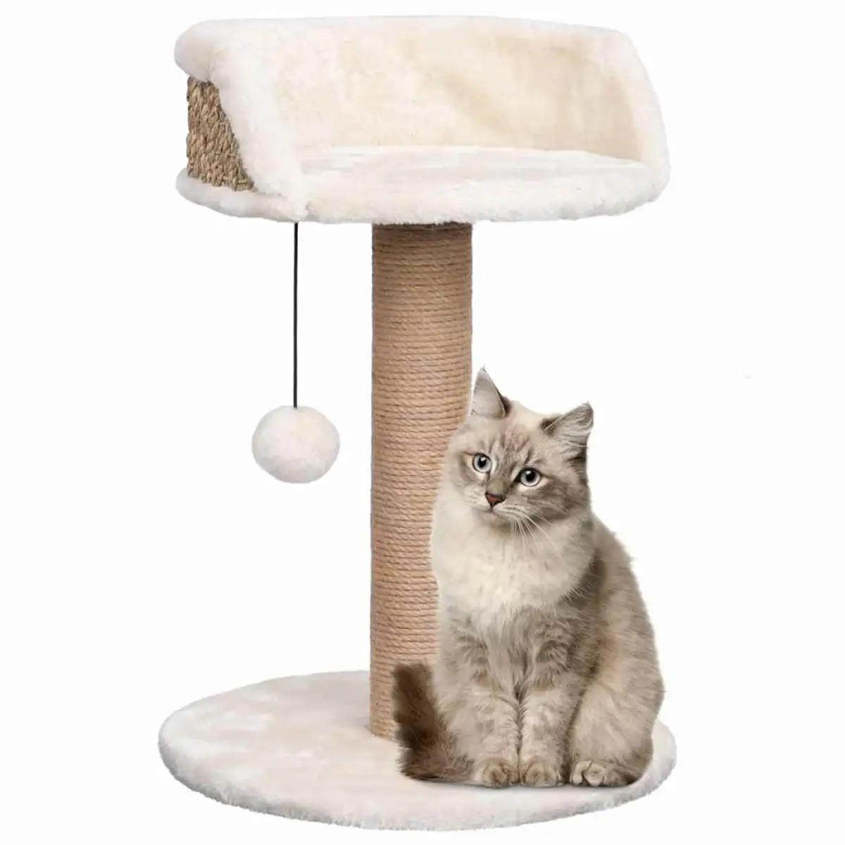 vidaXL vidaXL Cat Tree with Scratching Post 49 cm Seagrass - Cat Tree