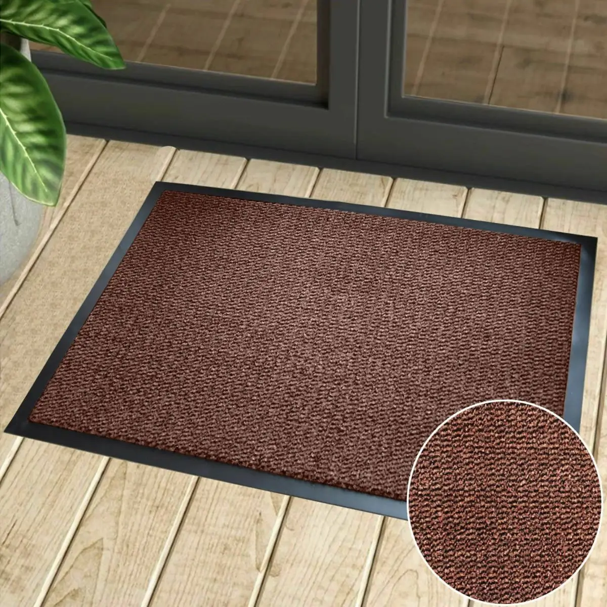 Un-Branded BARRIER MAT RUST 60 X 80 - Rug