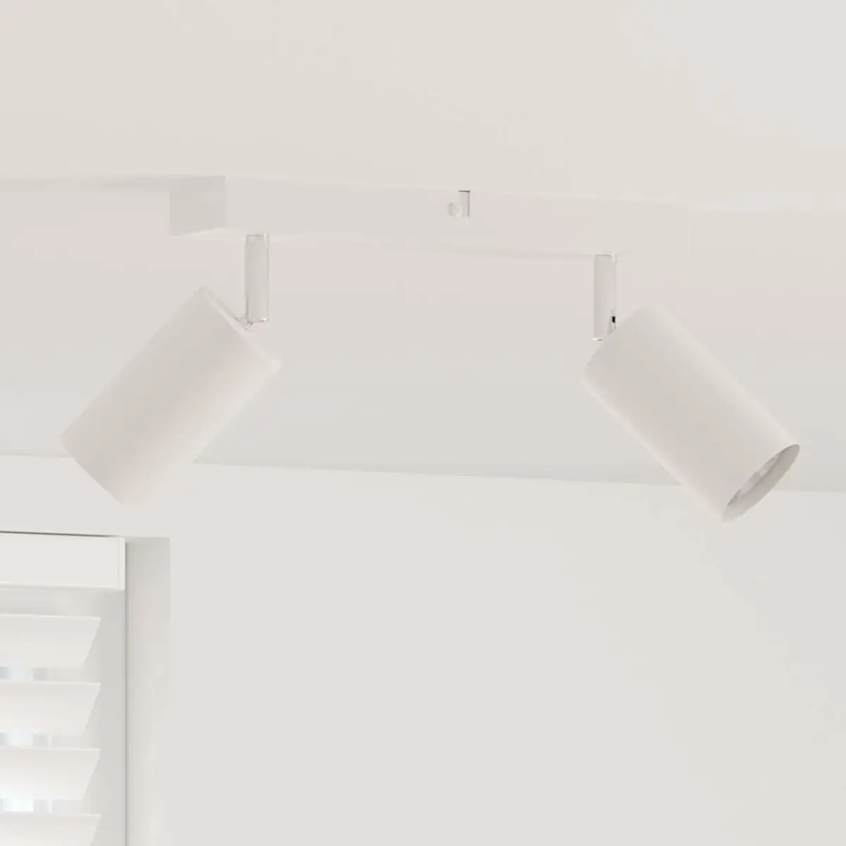 vidaXL vidaXL Ceiling Spotlight with Spotlights White 26 x 6 x 16 cm Metal - Spotlight