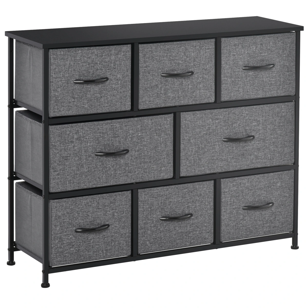 HOMCOM Dresser 8 Drawer Fabric Bedroom by HOMCOM