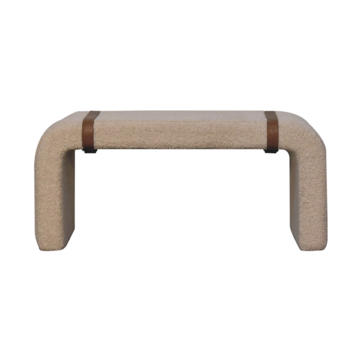 Artisan Furniture Artisan Bench Belted Leather Straps Living Room - Bench