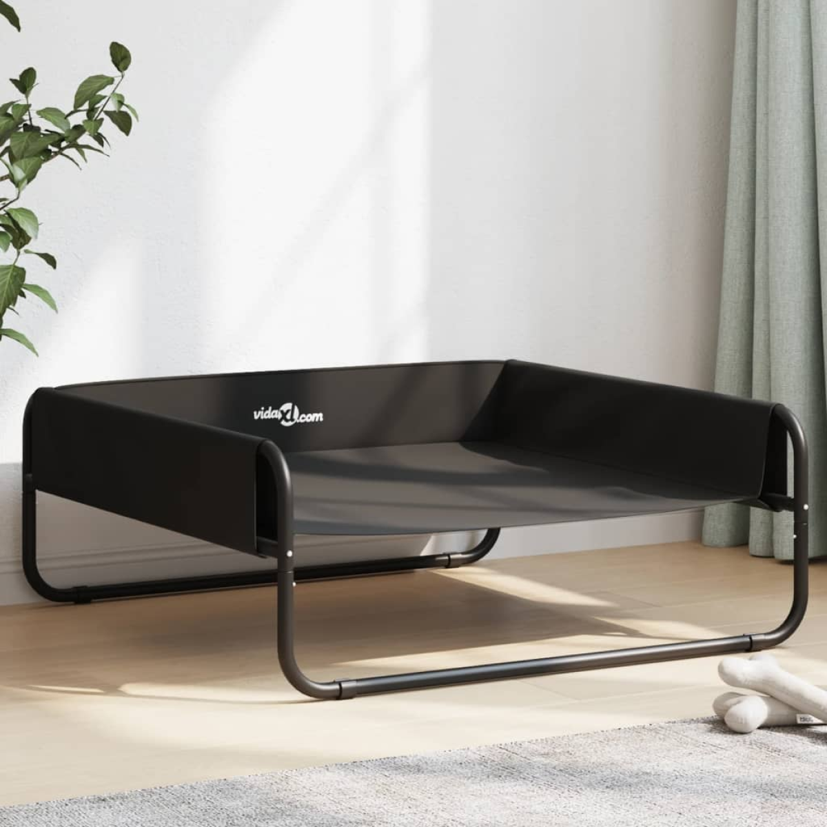 vidaXL Elevated Dog Bed Anthracite Oxford Fabric and Steel - from vidaXL