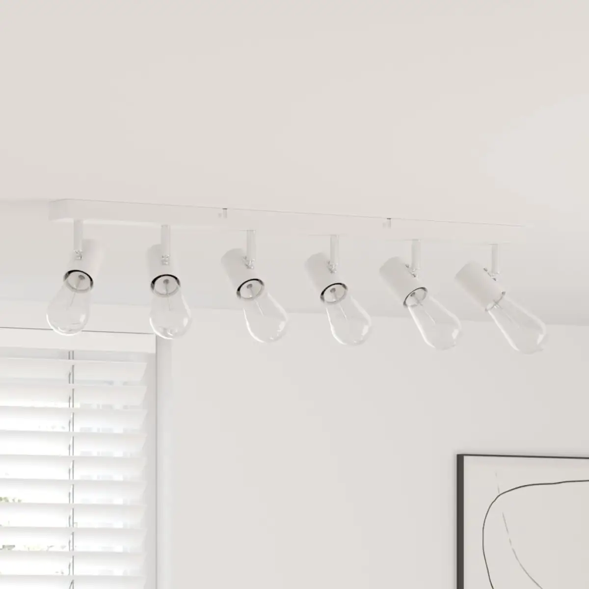 vidaXL vidaXL Ceiling Spotlight White 73 x 6.5 x 11.5 cm Metal - Spotlight