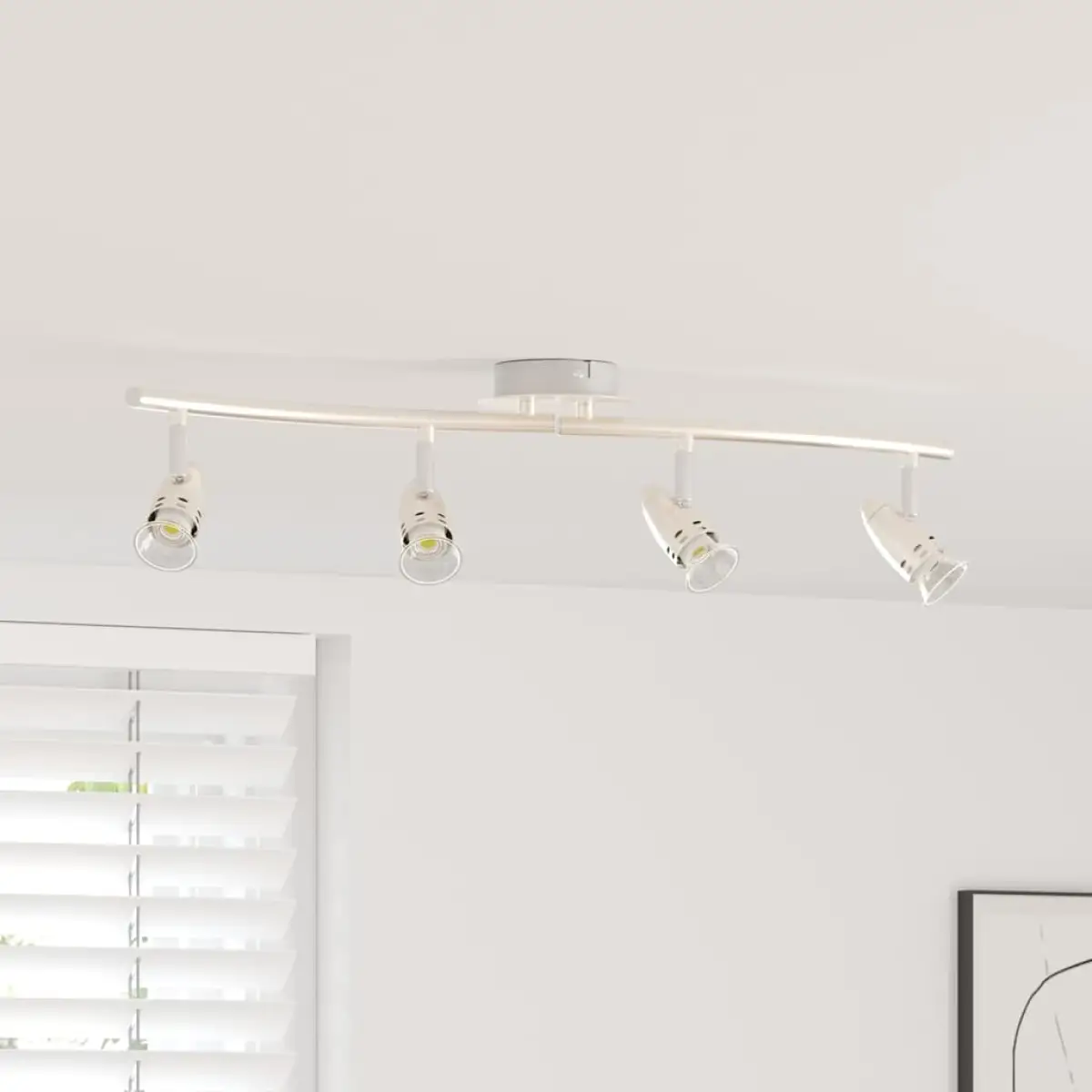 vidaXL vidaXL Ceiling Spotlight Nickel 61 x 10 x 12.5 cm Metal - Spotlight