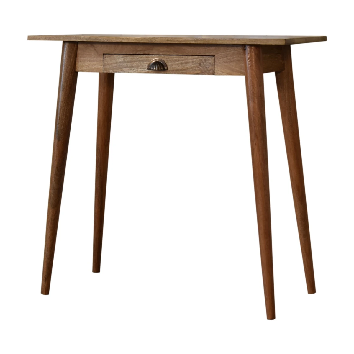 Artisan Nordic Desk Mini Brass Shell Handle Small by Artisan Furniture