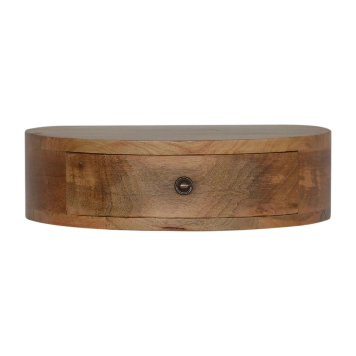 Artisan Furniture Artisan Bedside Drawer Wall Mount Round MangoWood - Bedside Table