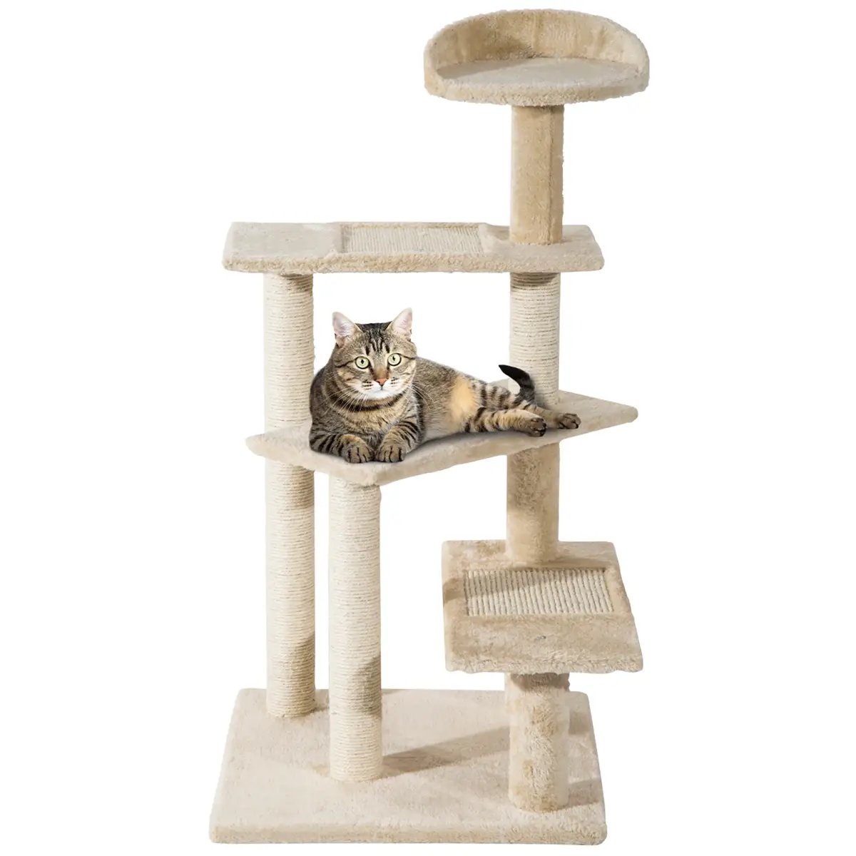 Unbranded Cat Tree Scratcher Climbing Post Kitten Pets Scratching Furniture Tower Pawhut - Cat Tree