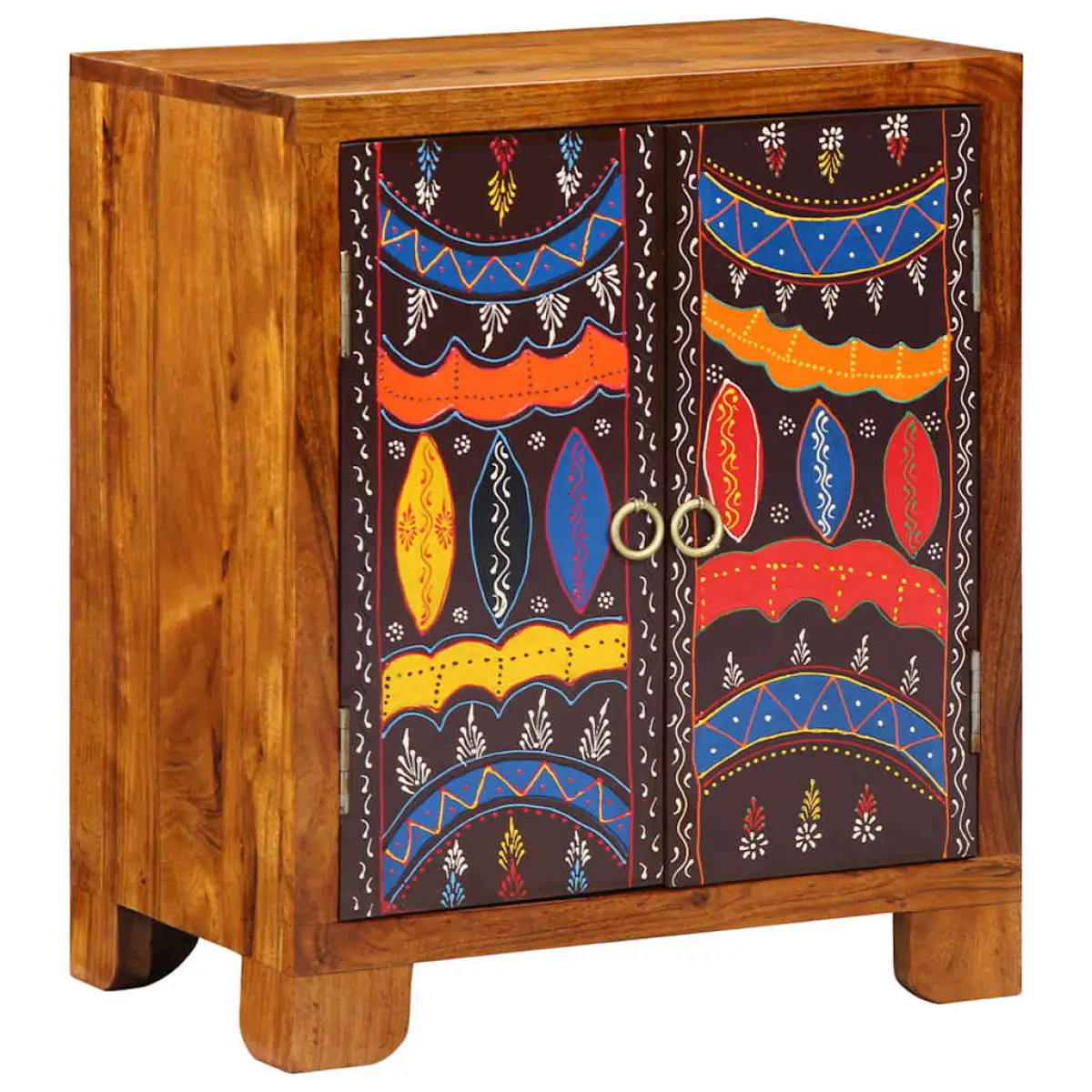 vidaXL vidaXL Sideboard Multicolour 50x35x60 Solid Wood Acacia - Sideboard