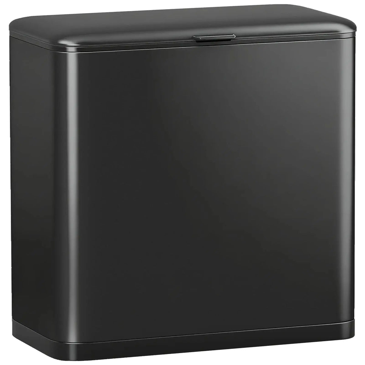 HOMCOM 8L Hanging Kitchen Bin, Rubbish bin with Lid and Removable Inner Bucket for Kitchen Cabinet Door, Under Sink, Office - from HOMCOM