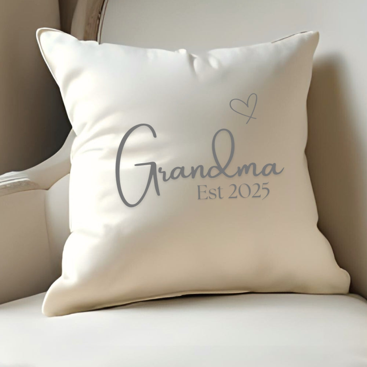 Grandma Est. 2025 Cushion | Gift for Grandma | Birthday Gift Idea | Grans Christmas Present | Mothers Day Pillow - from Aye Do Gifts