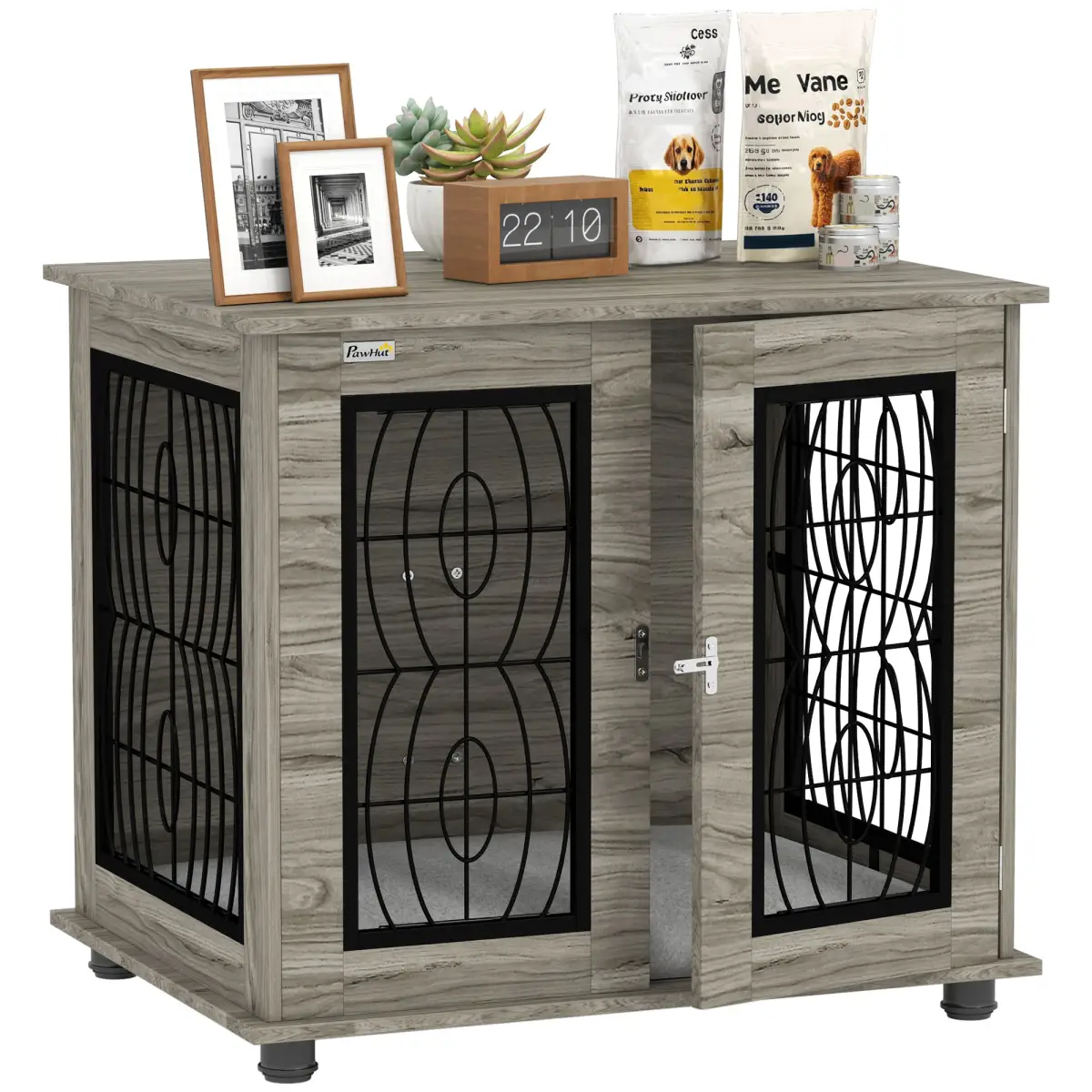 PawHut PawHut Dog Crate Furniture, End Table for Medium Dogs w/ Cushion - Dog Crate
