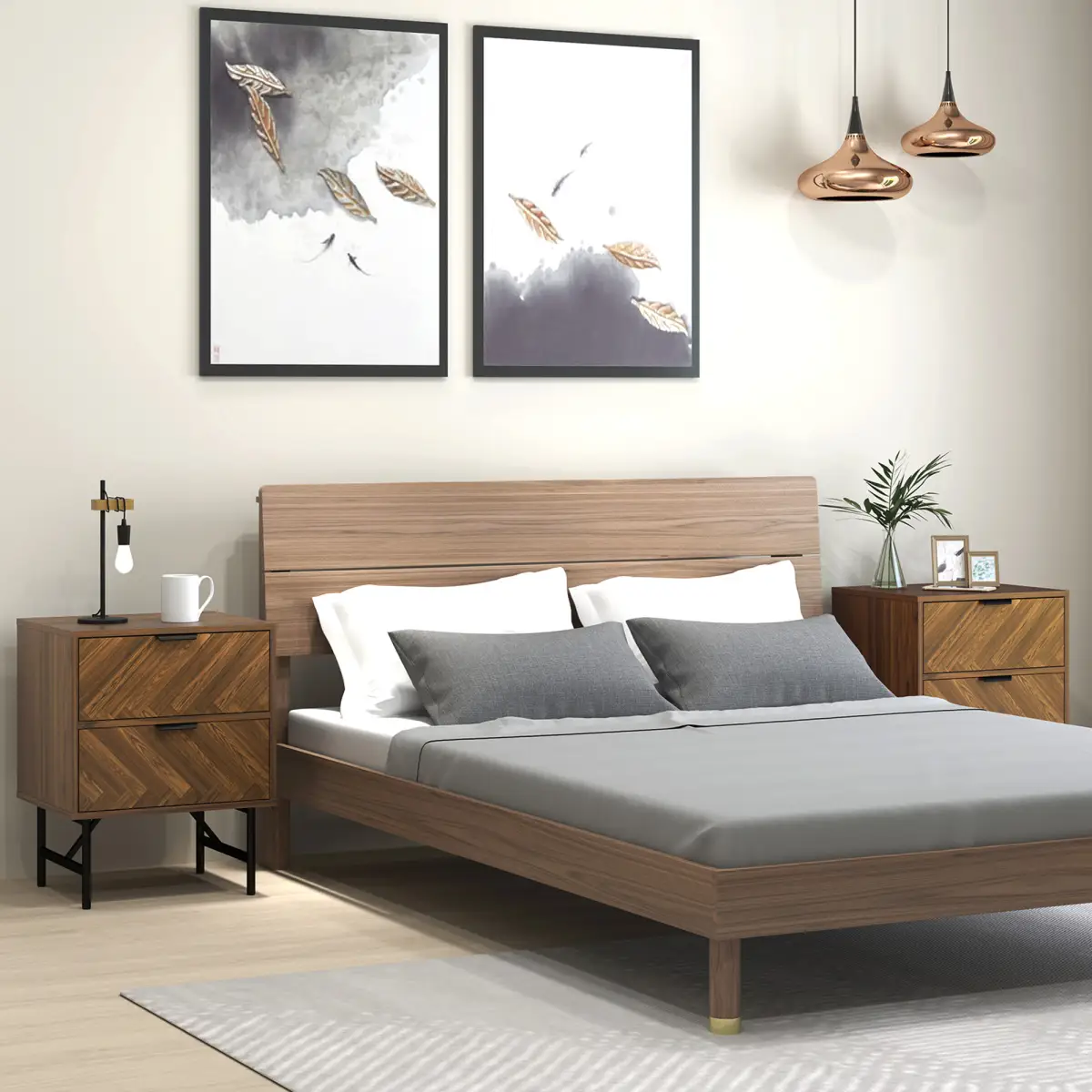 N/A Bedside Tables - Bedside Table
