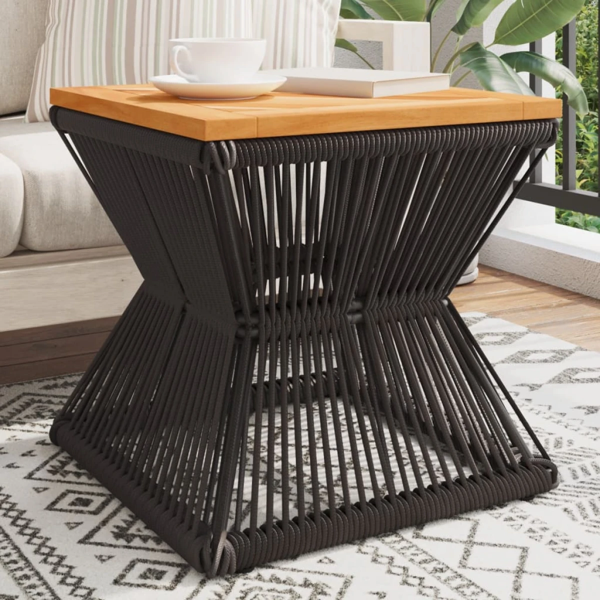 vidaXL Coffee Table 38x38x38 Wire Base by vidaXL