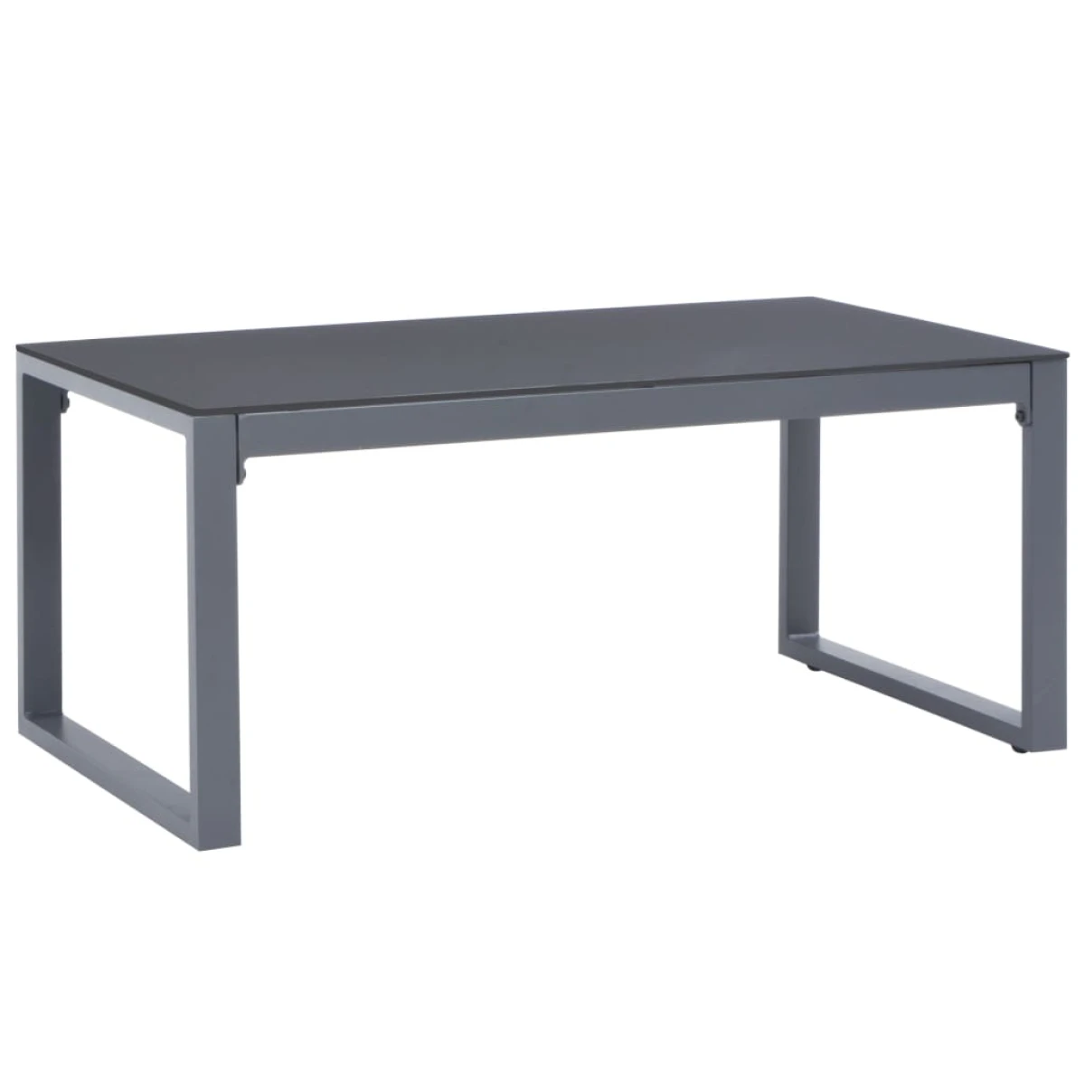 VidaXL Coffee Table 90x50x40 PowderCoated Patio by vidaXL