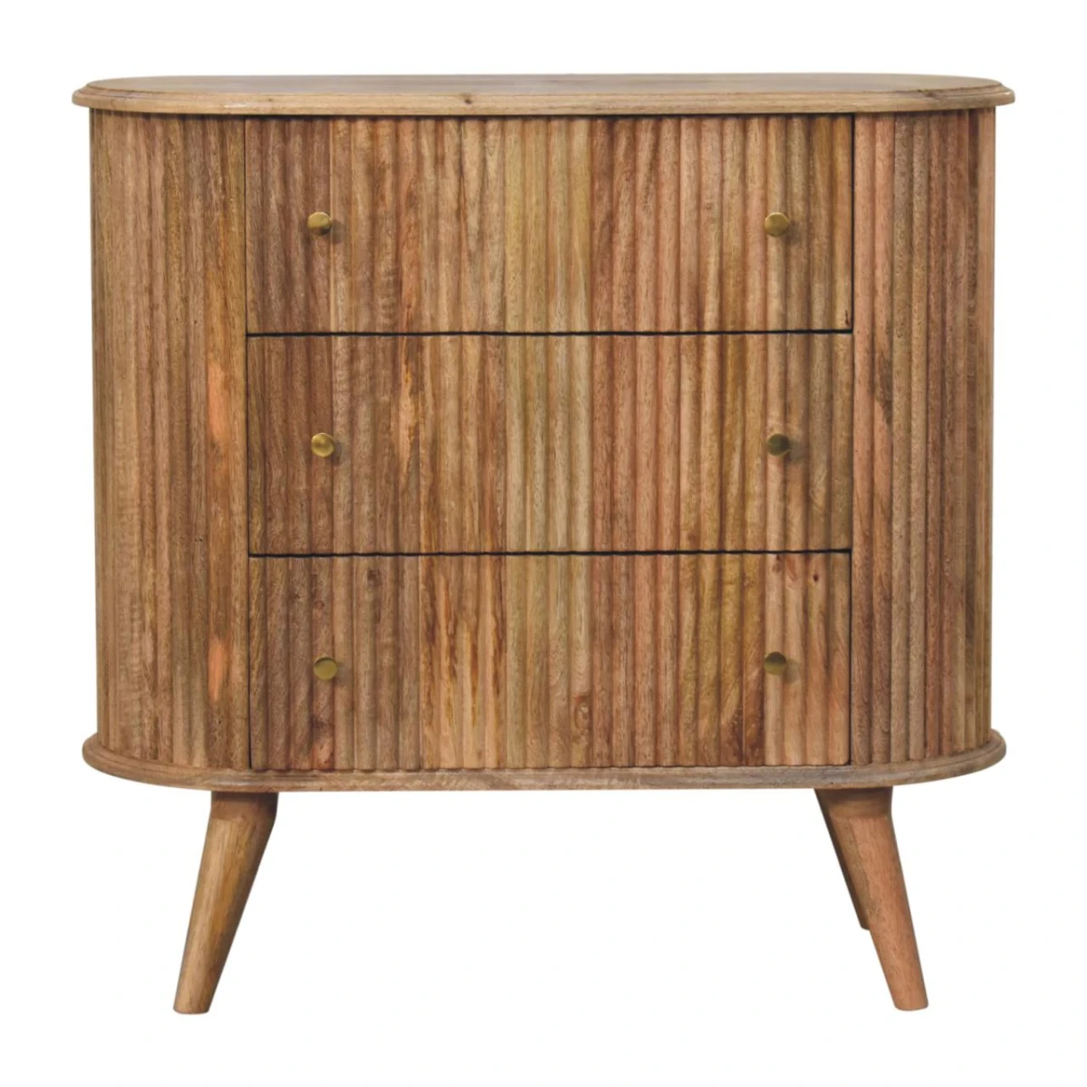 Artisan Furniture Artisan Soba Chest Mango Wood Brass Knobs Bedroom - Chest of Drawers