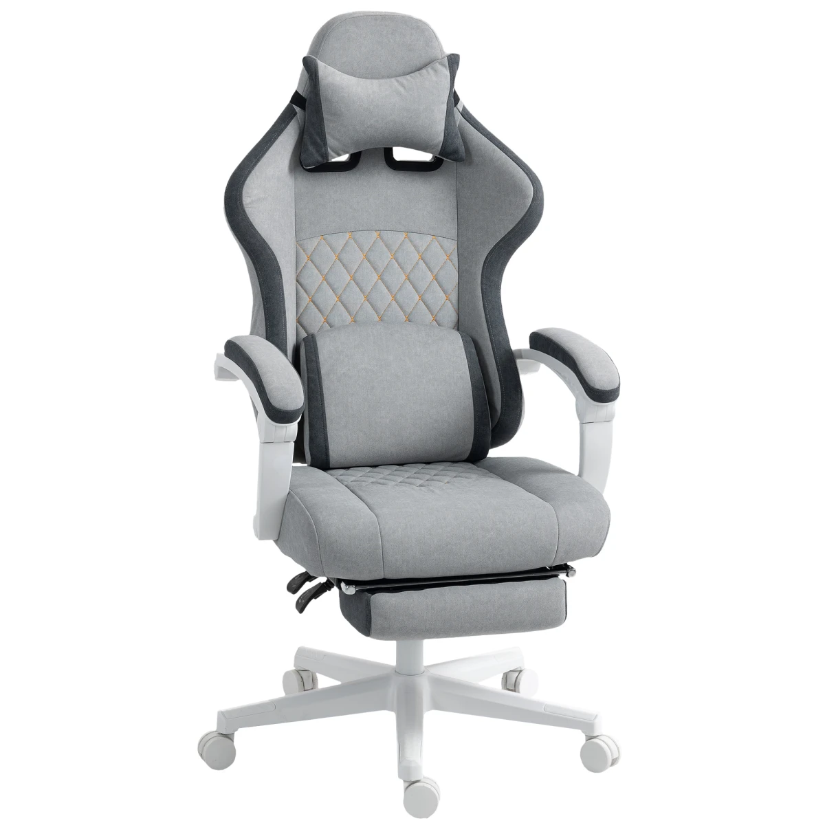 HOMCOM Velvet Computer Recliner 135Deg Home by HOMCOM