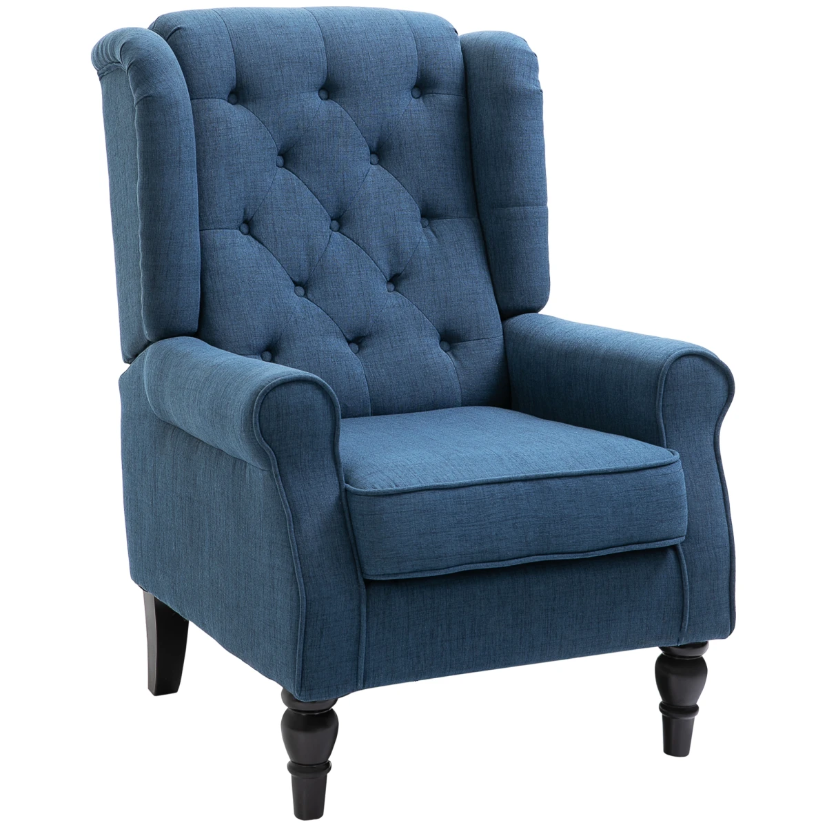 HOMCOM Accent Armchair Medium Tufted Back Living Room by HOMCOM