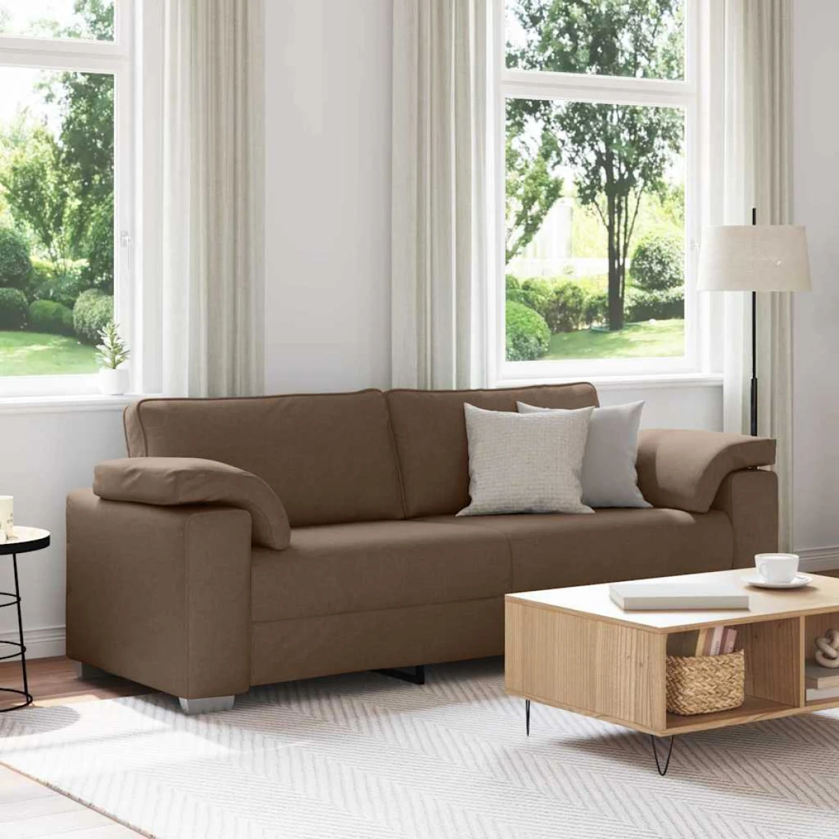 vidaXL VidaXL Sofa 219x77x82 Cushioned Living Room - Sofa