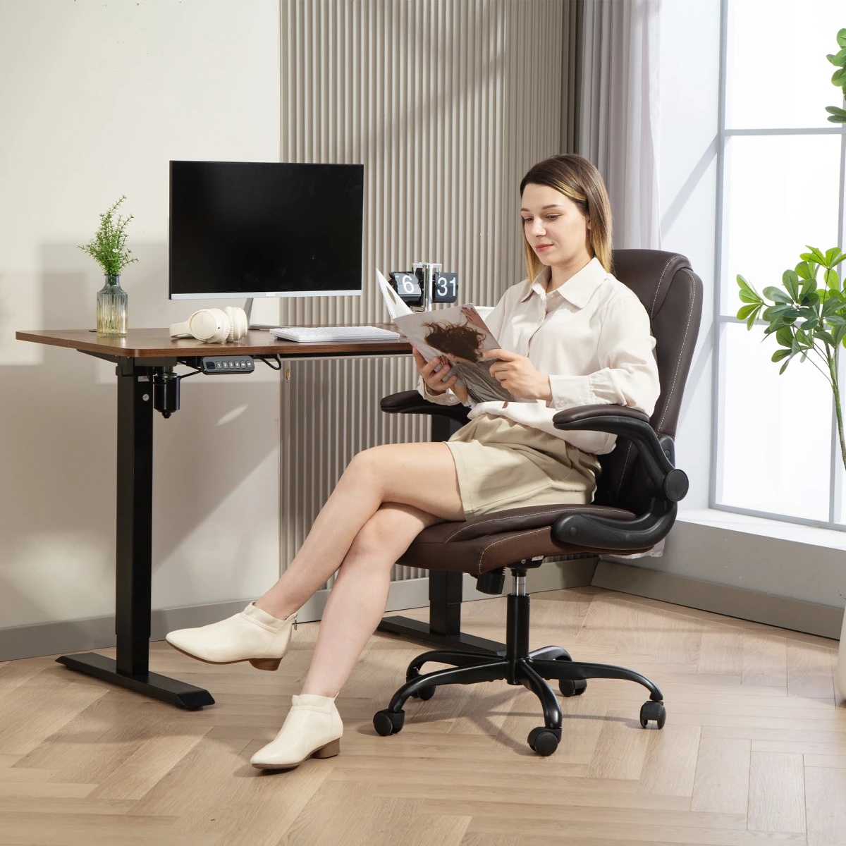 N/A Ergo Office Chair 46-54cm Massage For Home Office - Office Chair