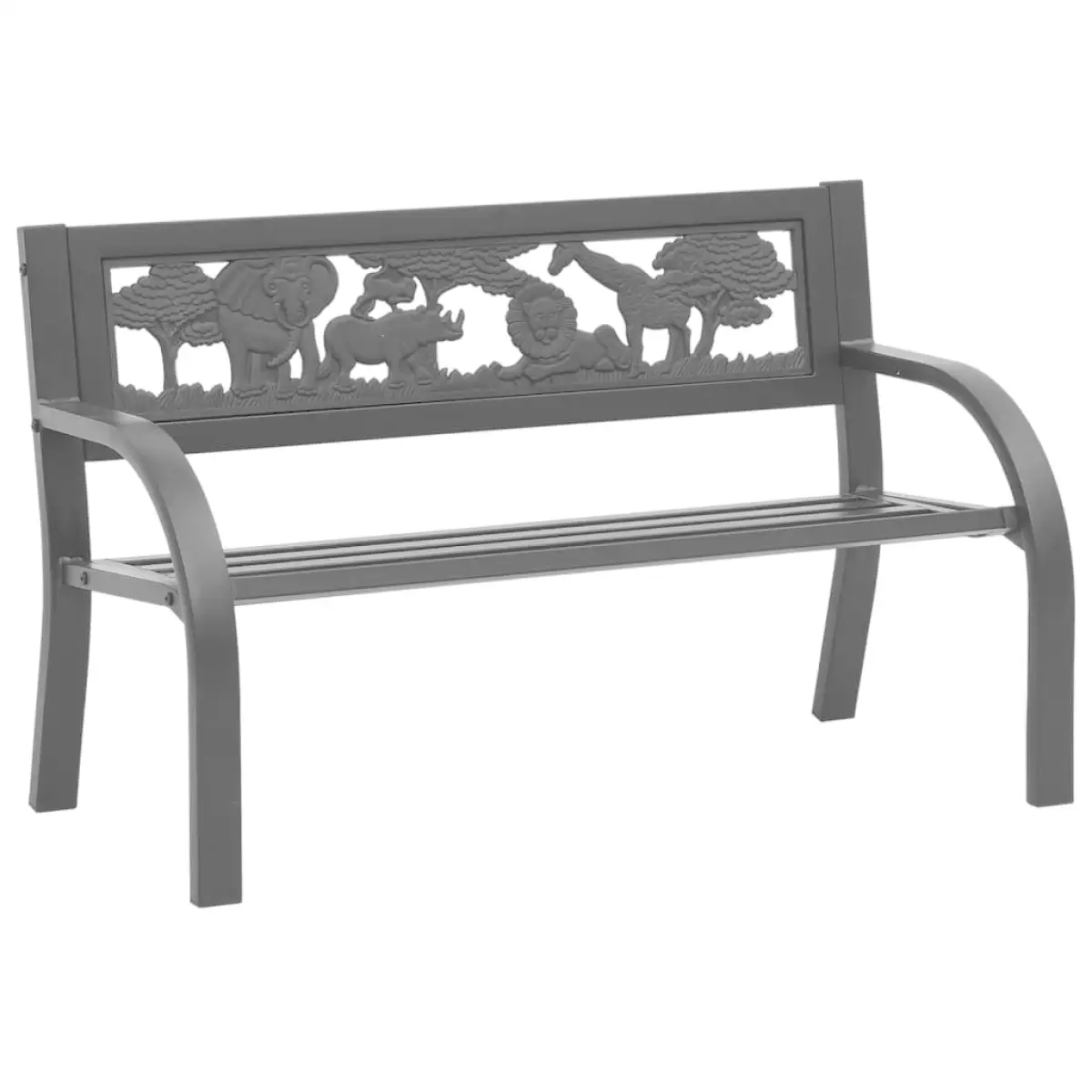 vidaXL vidaXL Children Garden Bench 86 cm Steel - Garden Chairs
