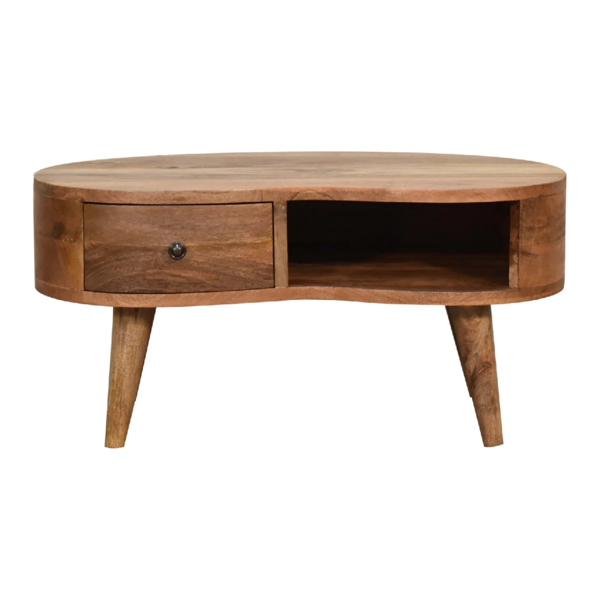 Artisan Furniture Artisan Mini Solid Wood Coffee Table Drawer and Shelf - Coffee Table