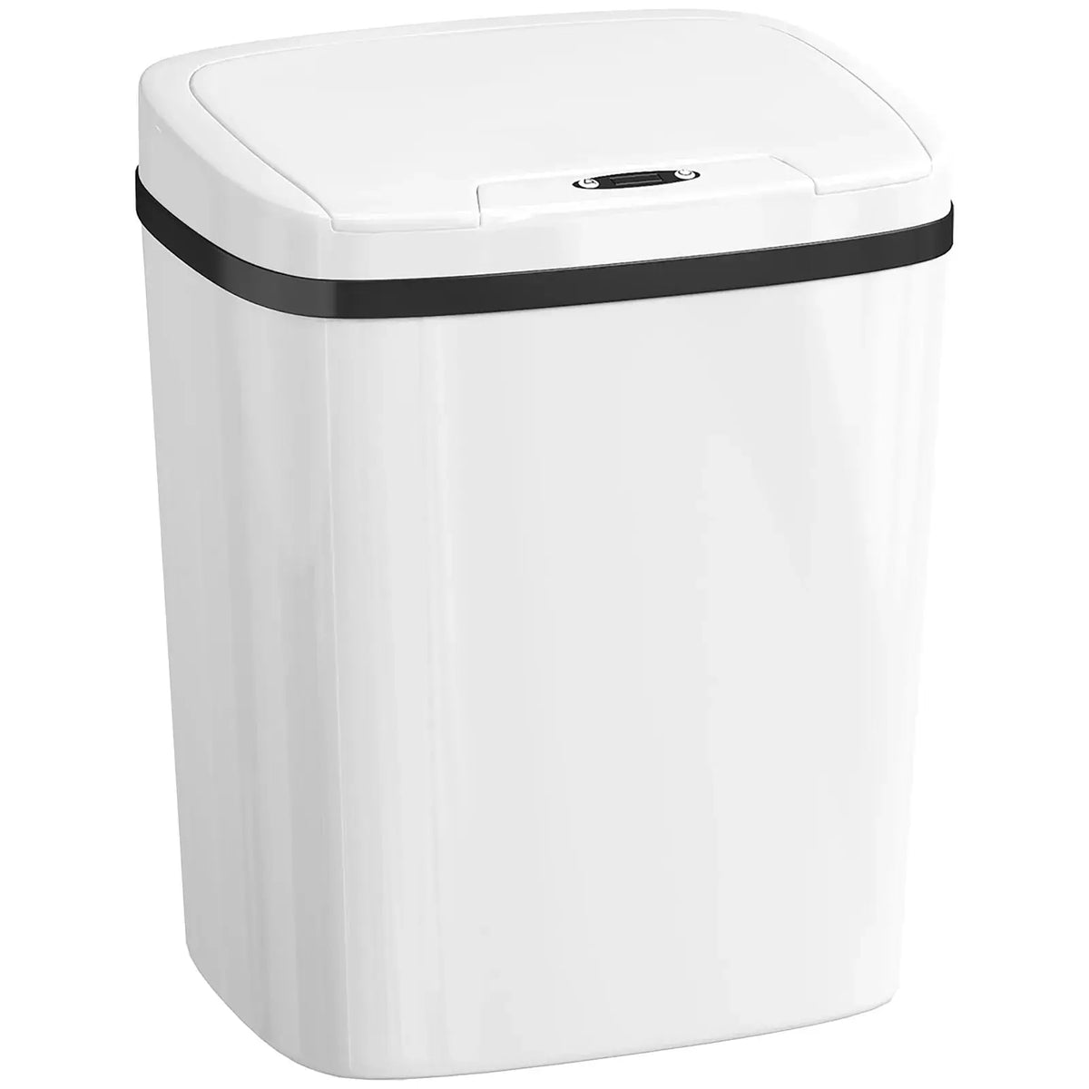 HOMCOM 15L Sensor Bin, Automatic Touchless Kitchen Bin, Easy Clean, Battery Operated for Home Office, Bedroom, Bathroom, White - from HOMCOM