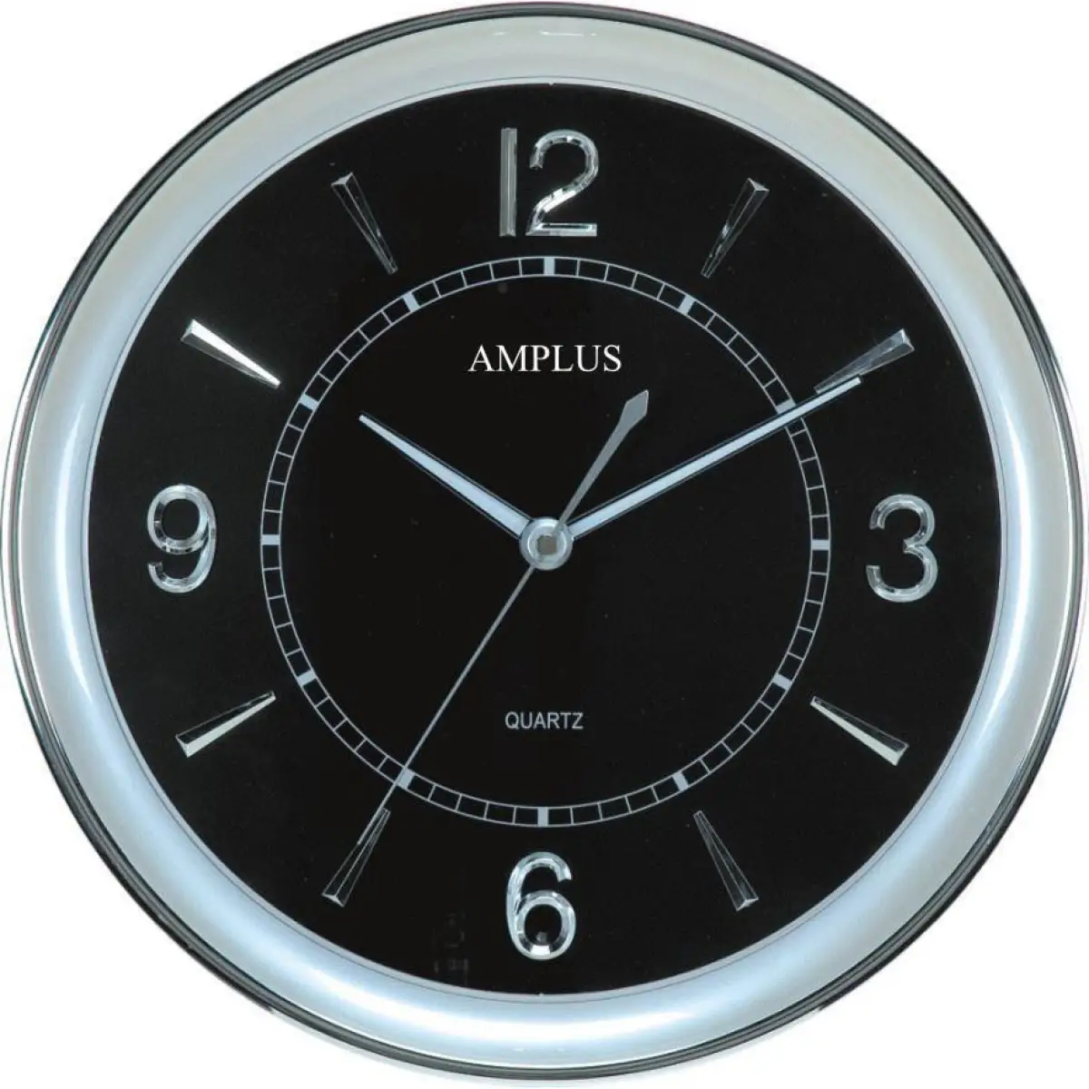Amplus Amplus Analogue Glow in Dark Round Wall Clock PW164 Black - Clock