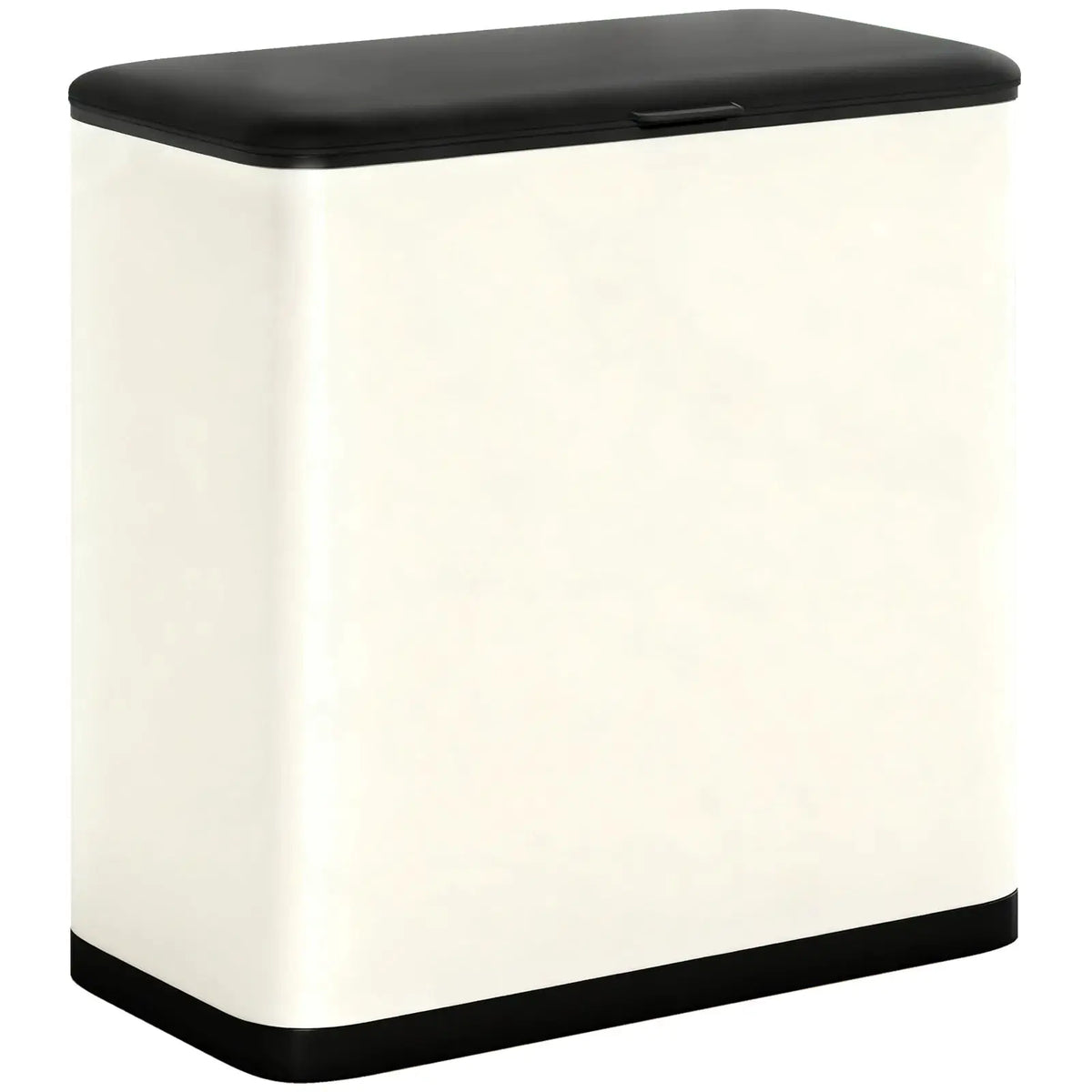 HOMCOM 8L Hanging Kitchen Bin, Rubbish bin with Lid and Removable Inner Bucket for Kitchen Cabinet Door, Under Sink, Office - from HOMCOM