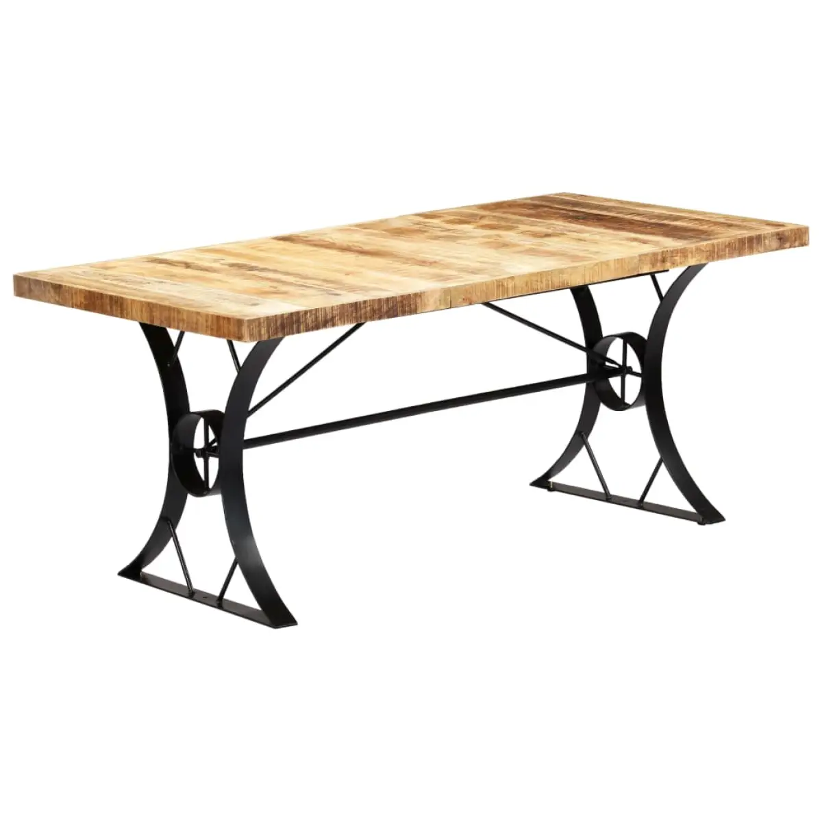 vidaXL vidaXL Dining Table 180x90x76 cm Solid Mango Wood - Dining Table