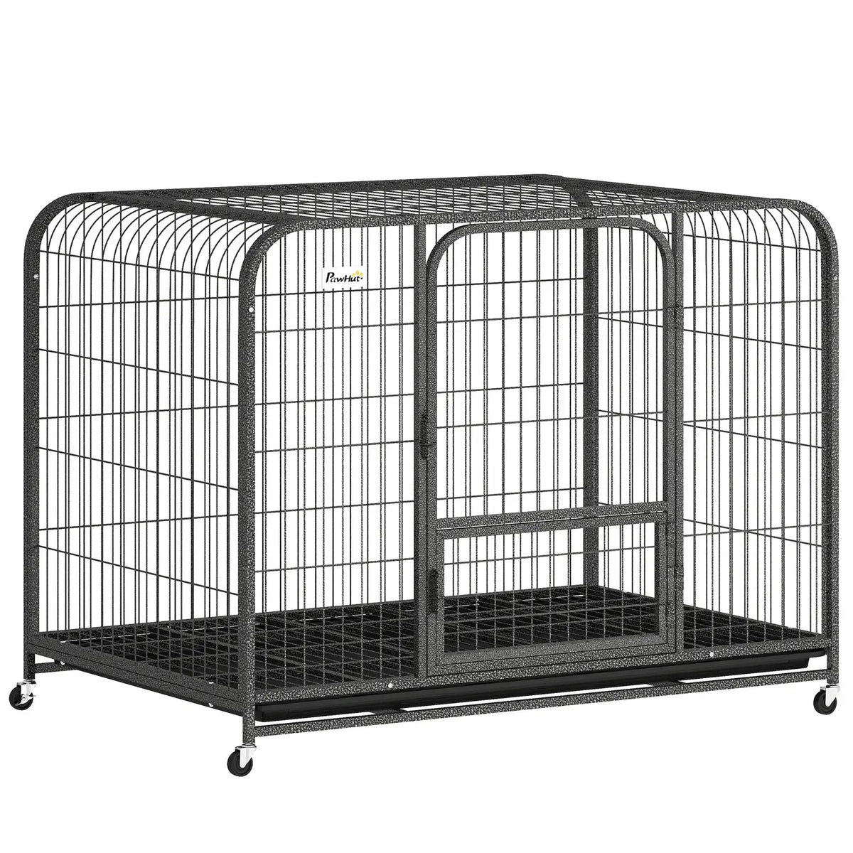 PawHut Heavy Duty Dog Crate,116 x 77 x 88 cm, Large Dog Cage for Small to Large Breeds - from PawHut