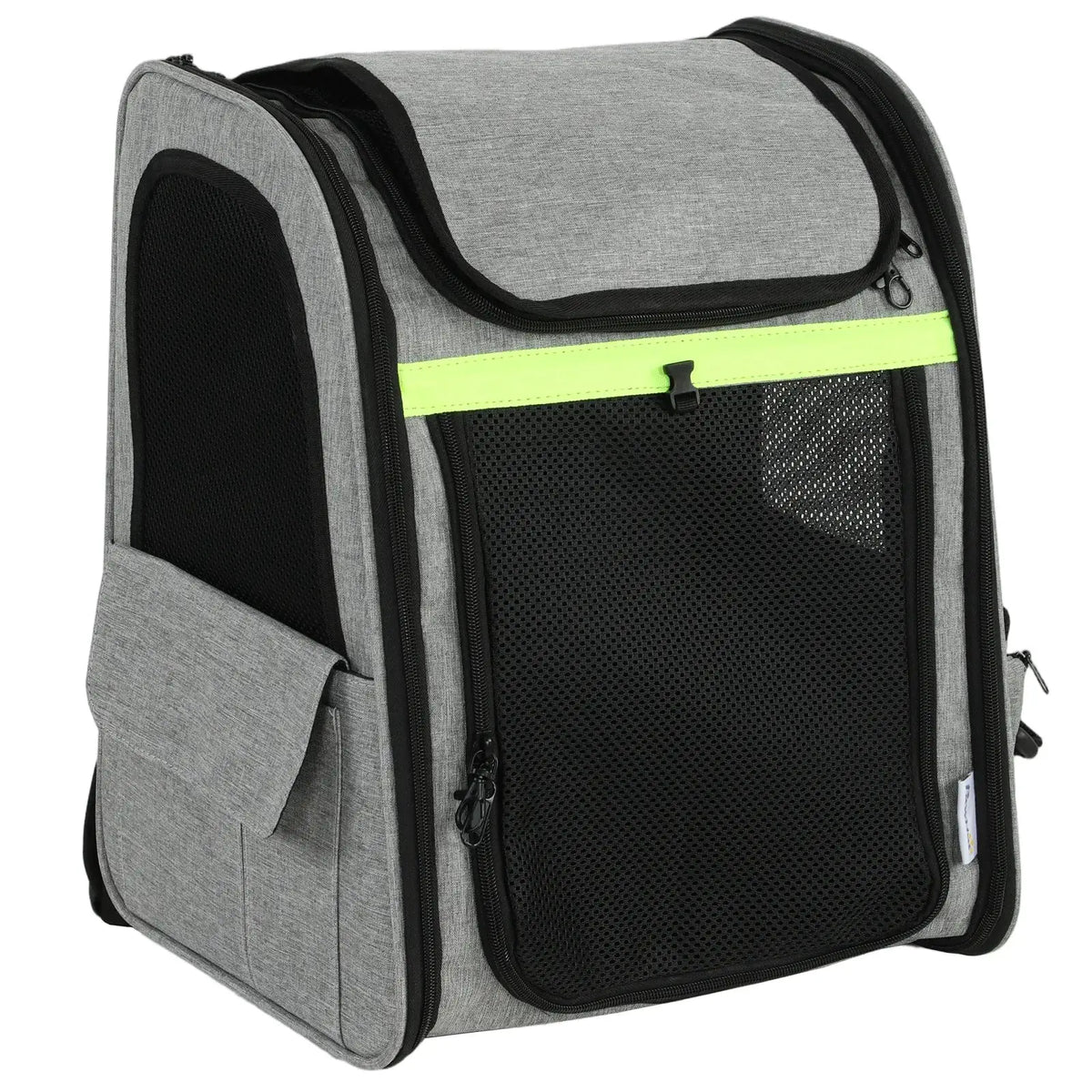 PawHut Dog Carrier Backpack Expandable, Breathable Pet Carrier Bag for Small Puppy Cat with Reflective Strip for Travel Hiking - from PawHut