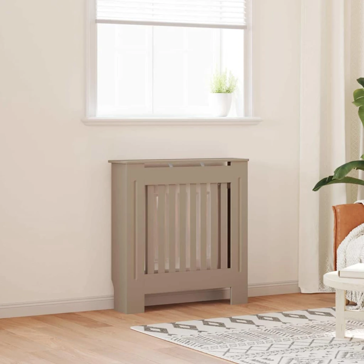 vidaXL Radiator Cover 78x19x81.5 Engineered Home by vidaXL