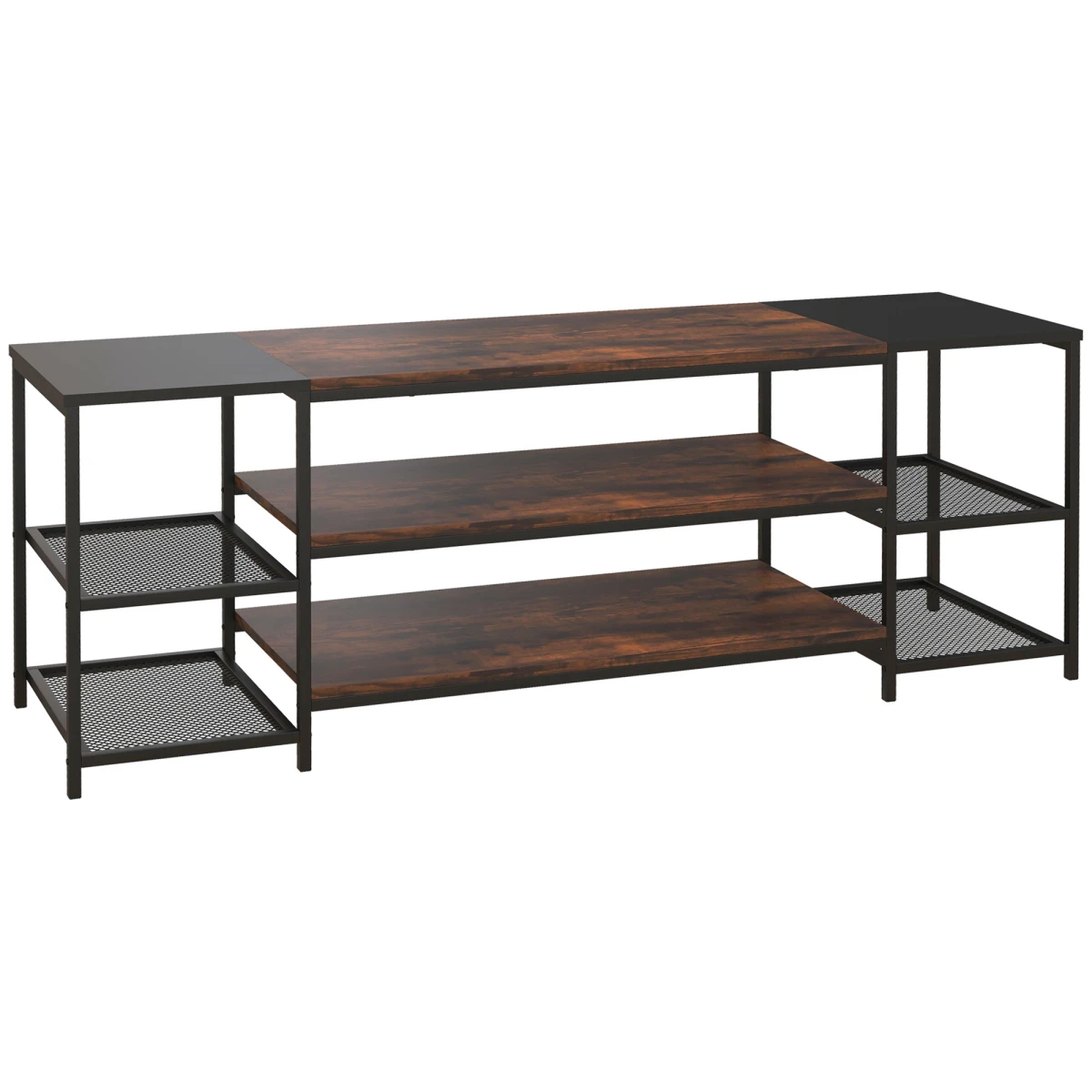 HOMCOM TV Console For 65In TVs With Shelves For Living Room by Homcom