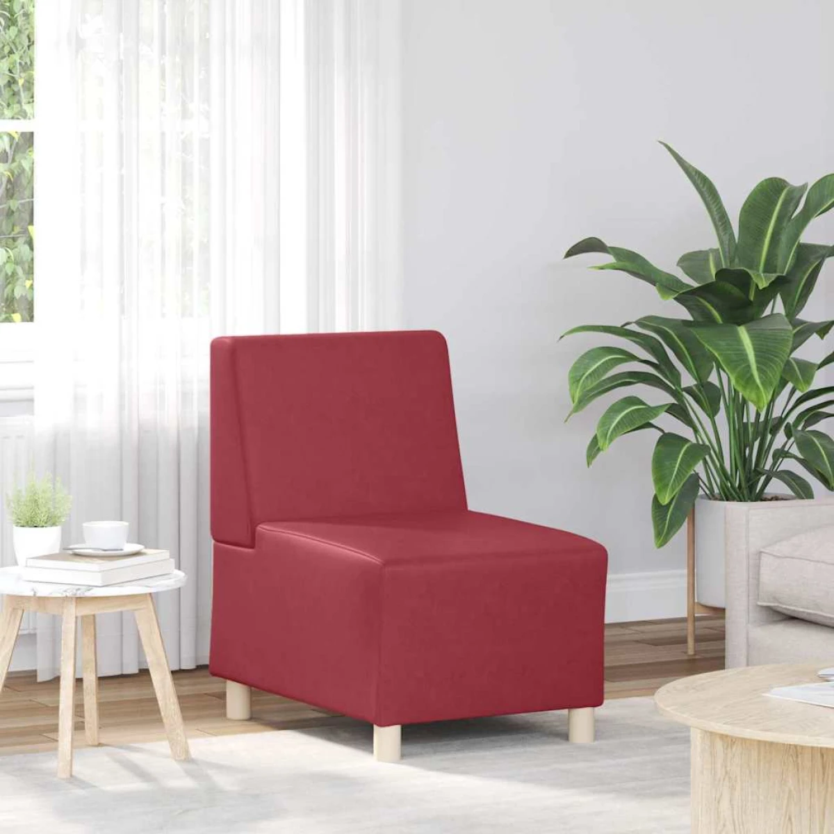VidaXL Modular Sofa Unit 55x74x82 cm Faux Leather Living by vidaXL