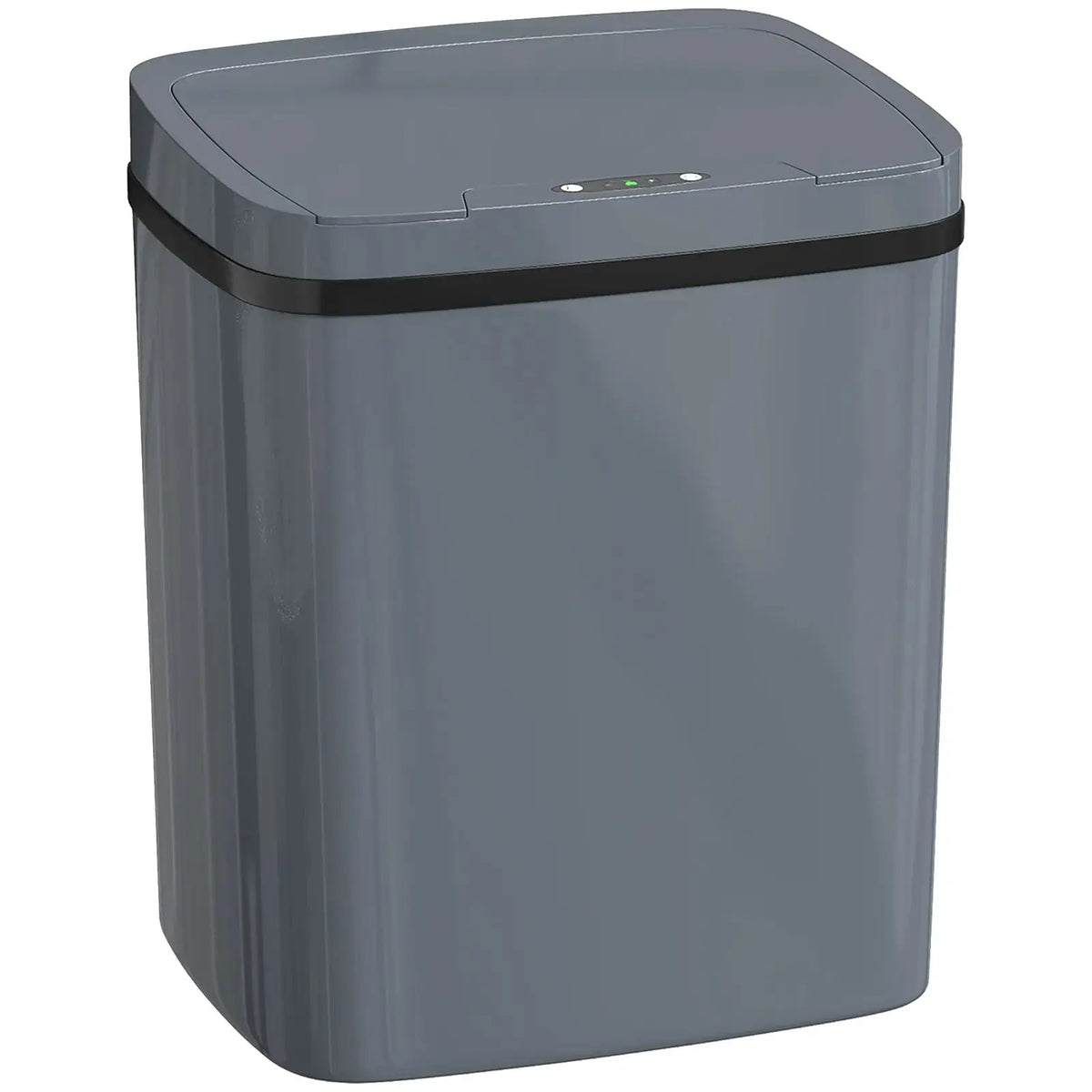 HOMCOM 15L Sensor Bin, Automatic Touchless Kitchen Bin, Easy Clean, Battery Operated for Home Office, Bedroom, Bathroom, Grey - from HOMCOM