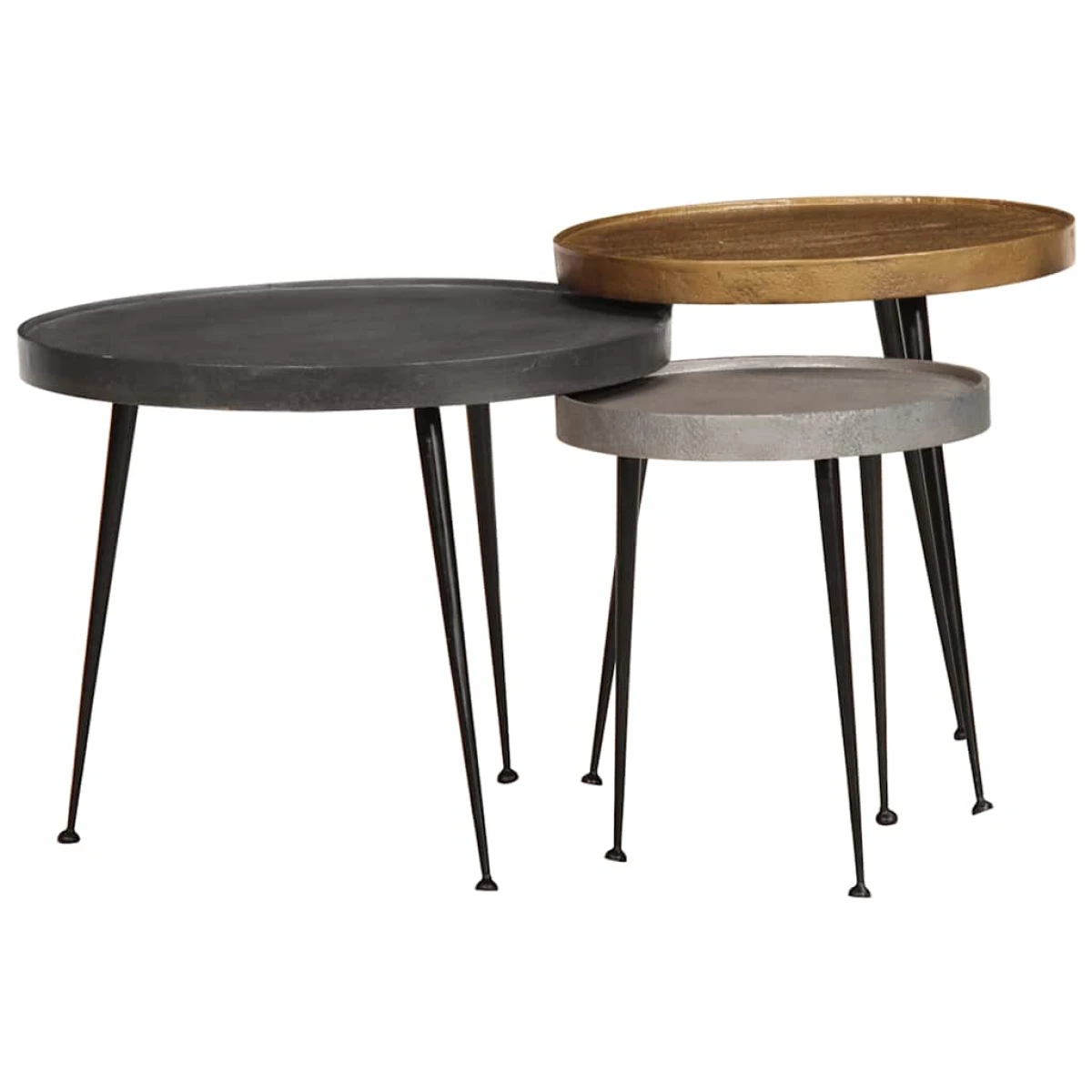 vidaXL VidaXL Coffee Table Set 3Pcs Engineered Wood - Coffee Table