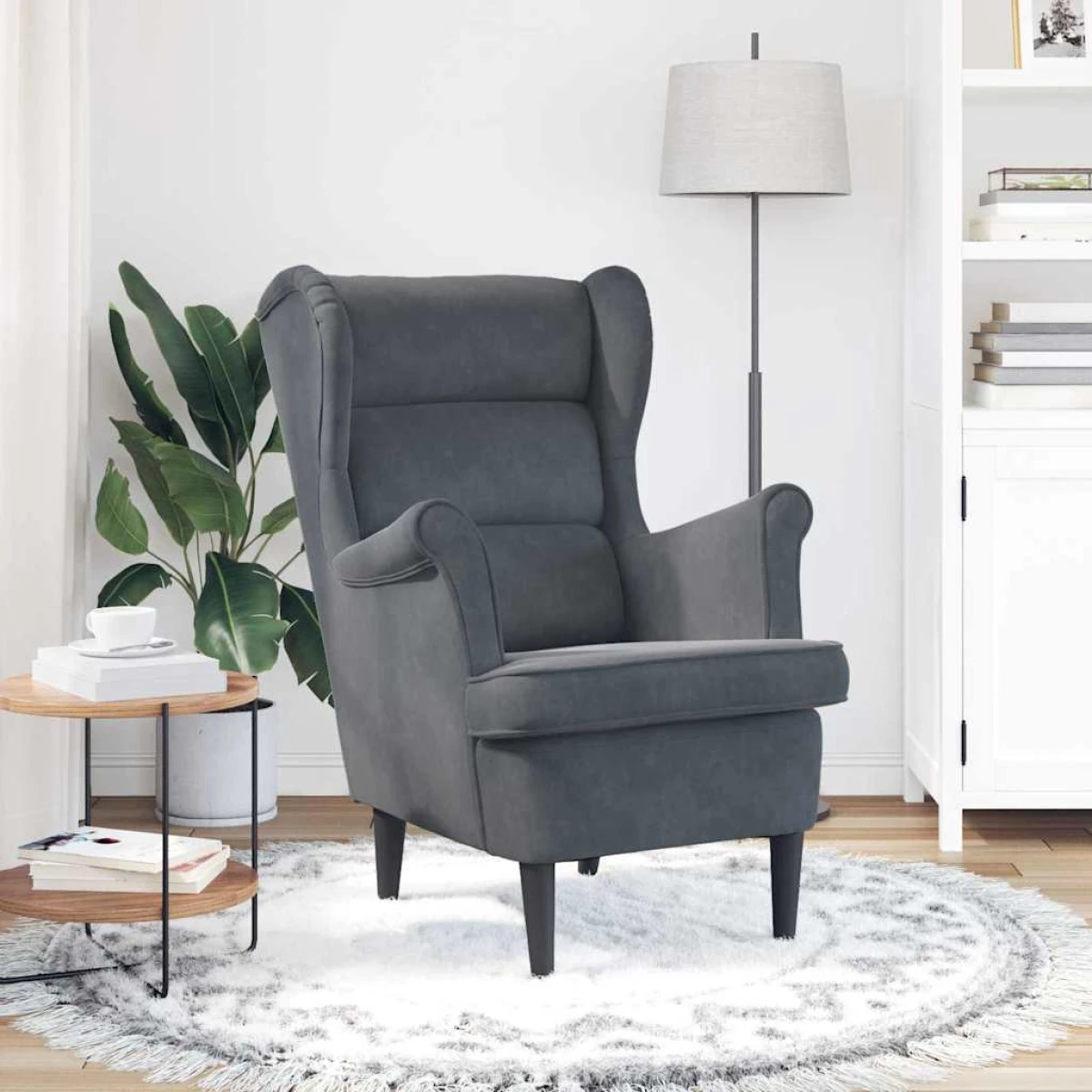 vidaXL VidaXL Armchair 71x92x91 Velvet Living Room - Armchair