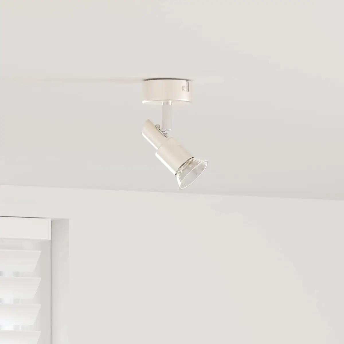 vidaXL vidaXL Ceiling Spotlight with Spotlights Nickel 8 x 8 x 10.5 cm Steel - Spotlight