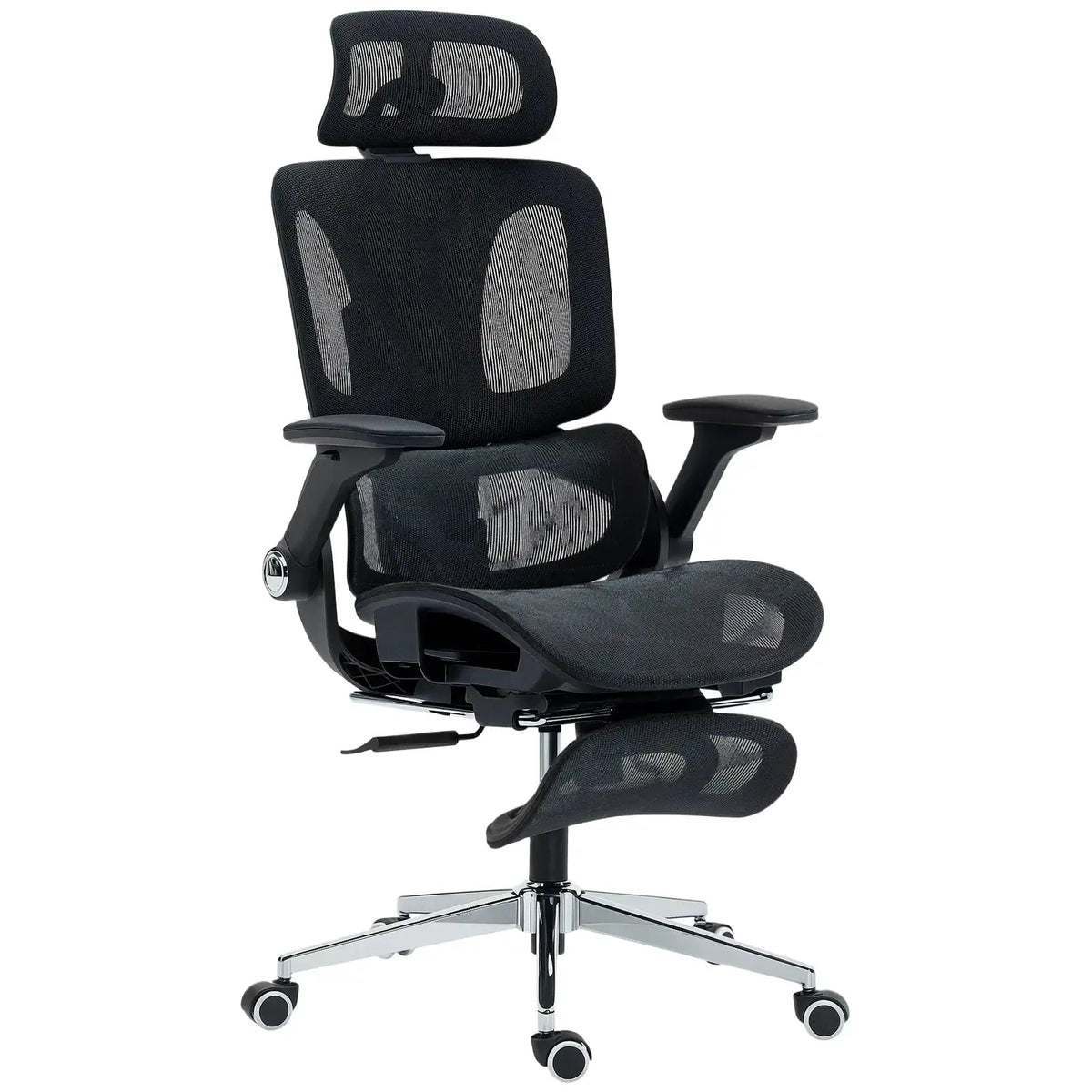 HOMCOM Ergonomic Office Chair, High Back Mesh Desk Chair, Black - from HOMCOM