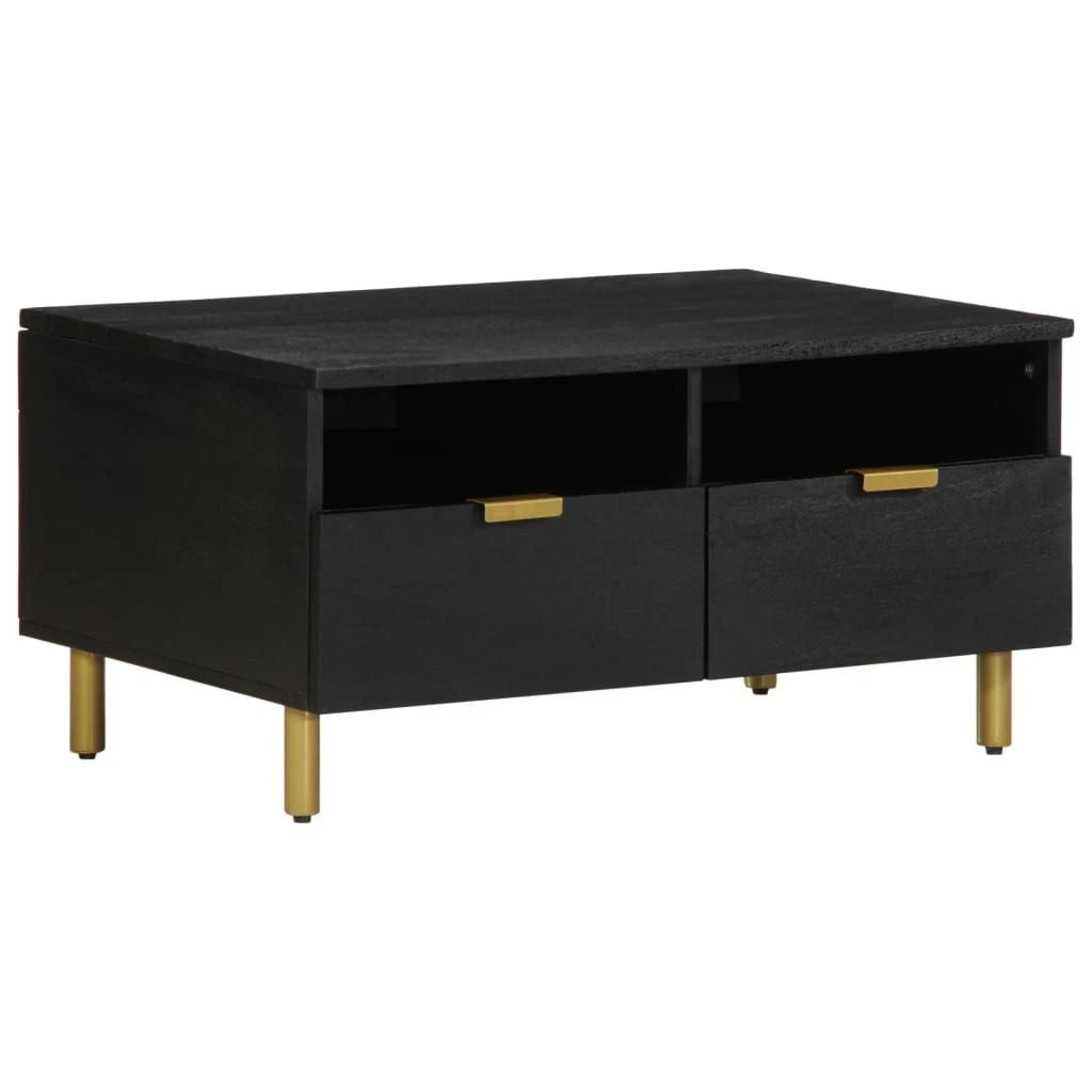 VidaXL Coffee Table 80x54x40 cm Engineered Wood With Storage Drawers And Shelves For Living Room by vidaXL