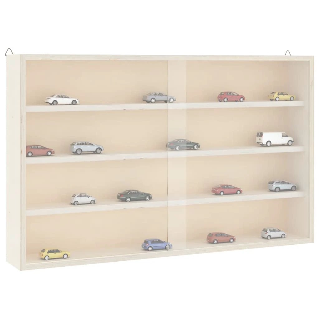 vidaXL vidaXL Wall Display Cabinet with Doors 40x8.5x37 cm - Display Cabinet