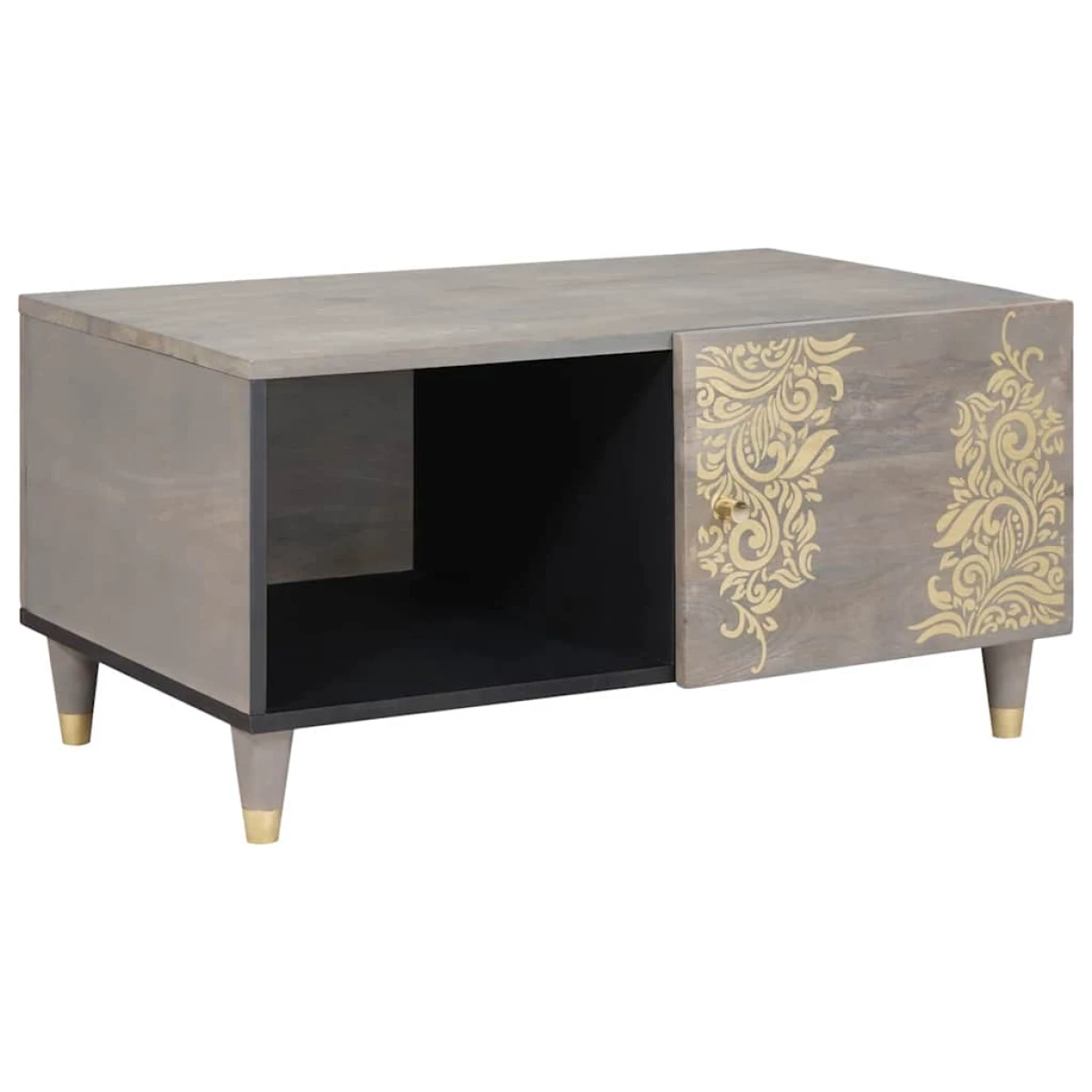 VidaXL Coffee Table 80x50x40cm Solid Mango Wood by vidaXL