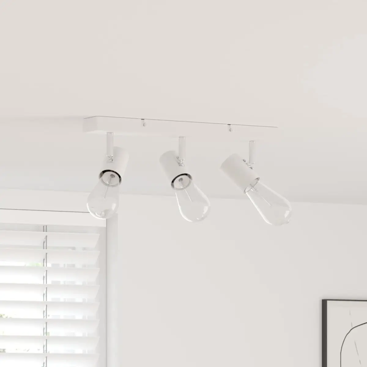 vidaXL vidaXL Ceiling Spotlight White 38 x 6.5 x 11.5 cm Metal - Spotlight