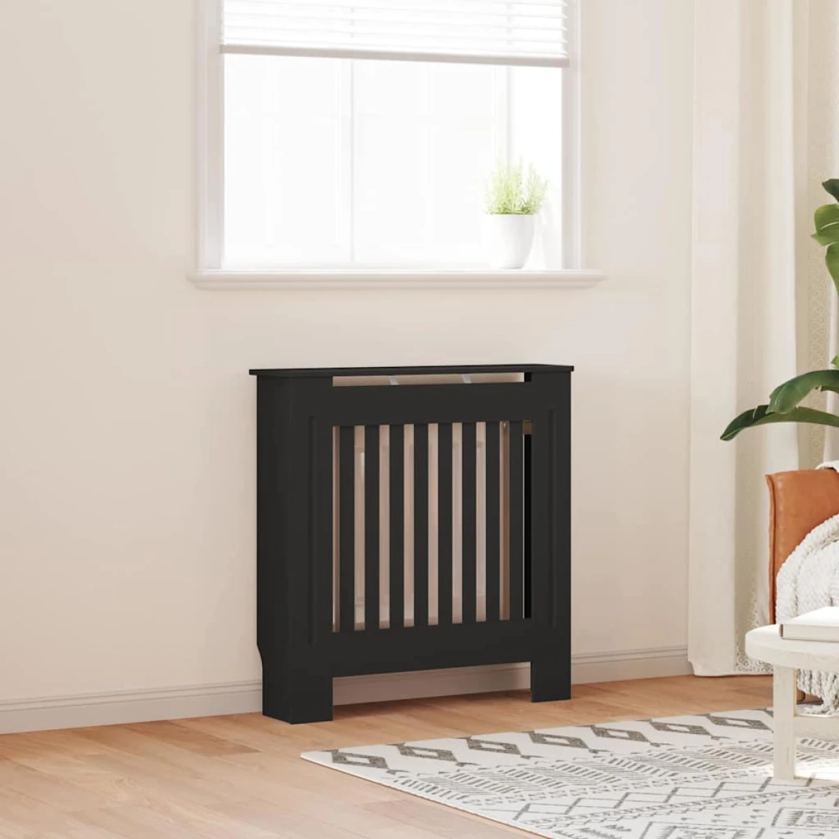 VidaXL Radiator Cover 78x19x81.5 Wood Home by vidaXL