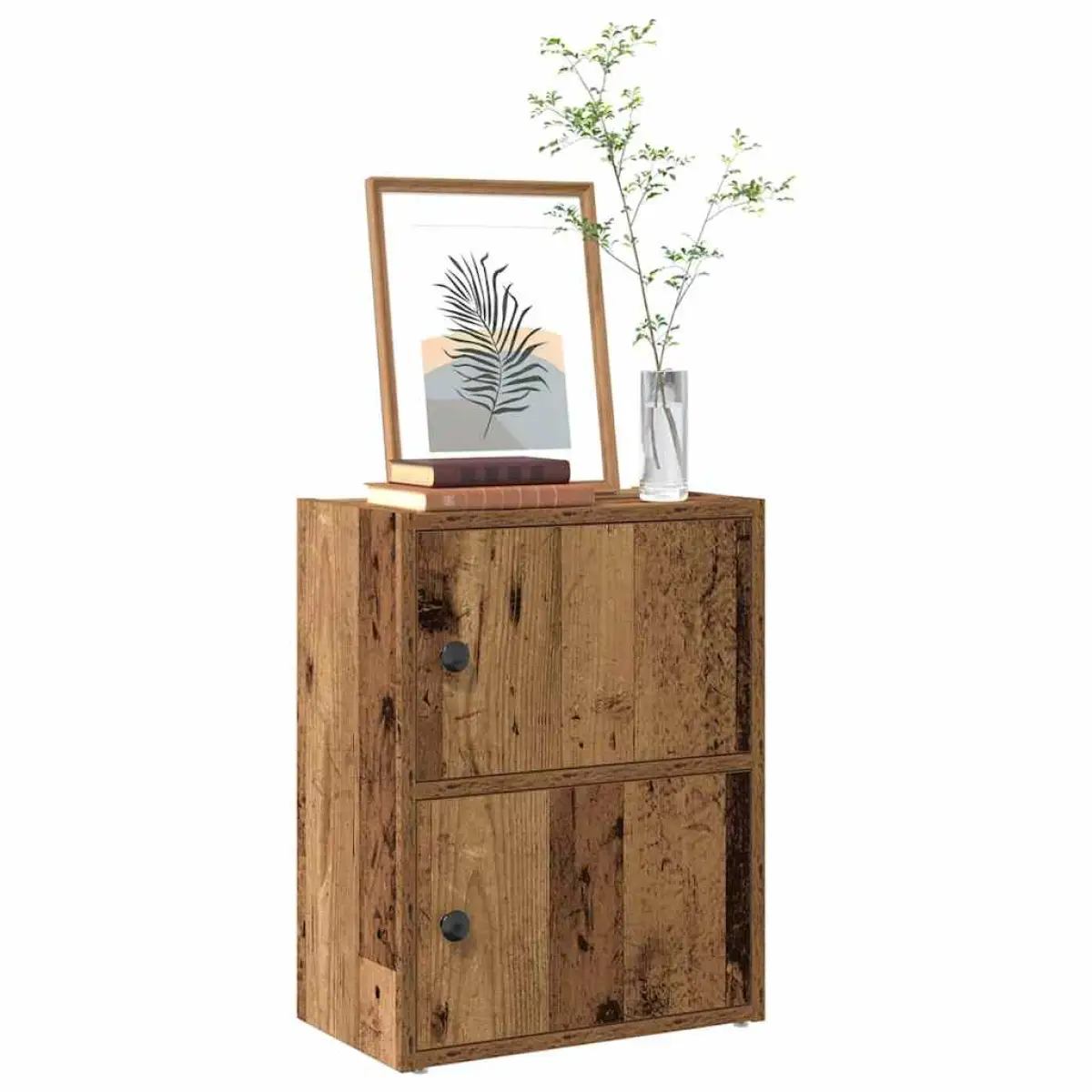 vidaXL vidaXL Bookcase Old Wood 40x24x52 cm Engineered Wood - Bookcase